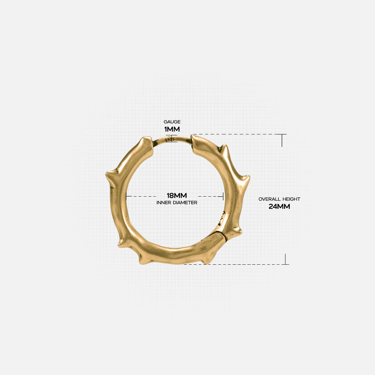 ANCIENT THORN HOOPS - Image 15