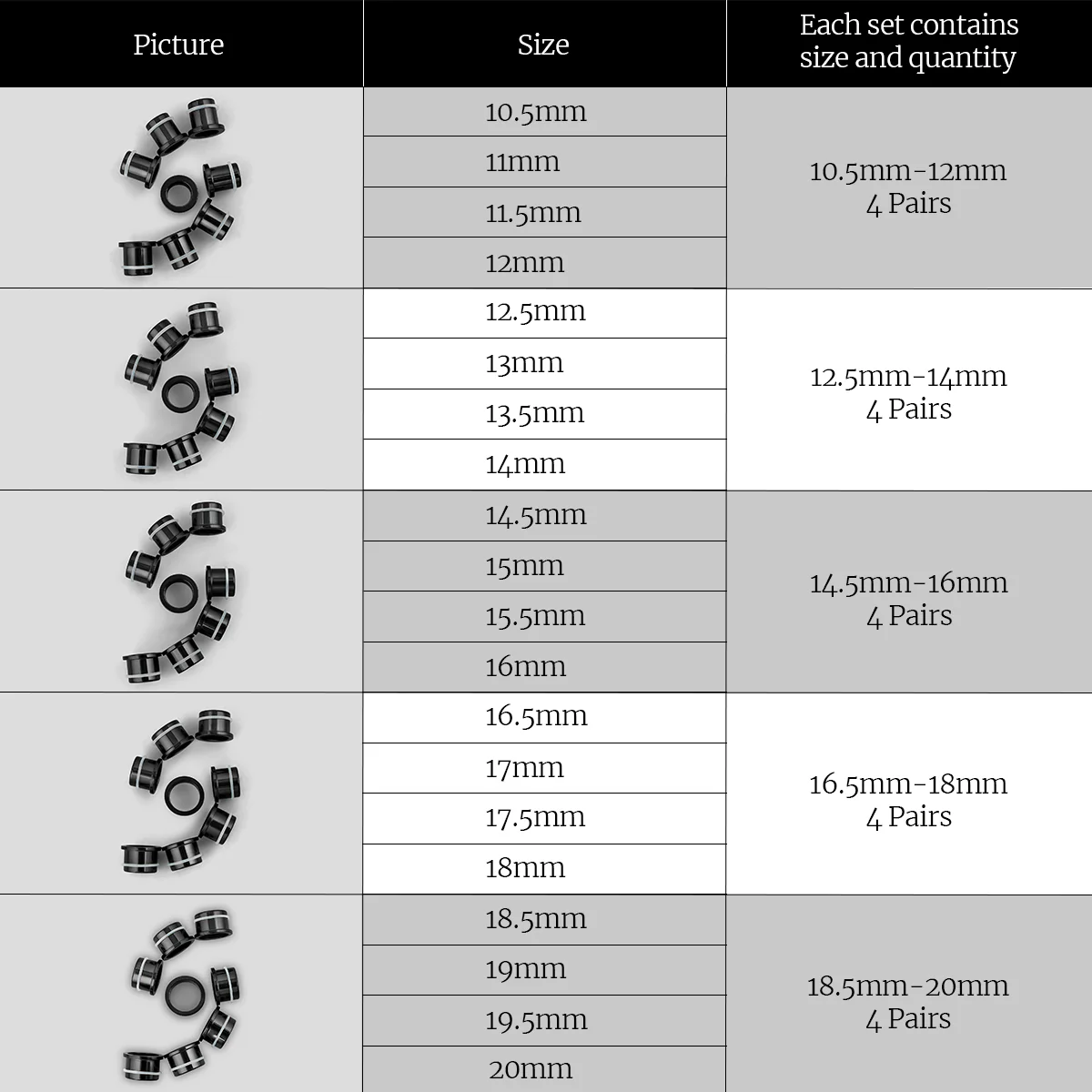 AURORA STEEL EAR STRETCHING KIT - Image 6