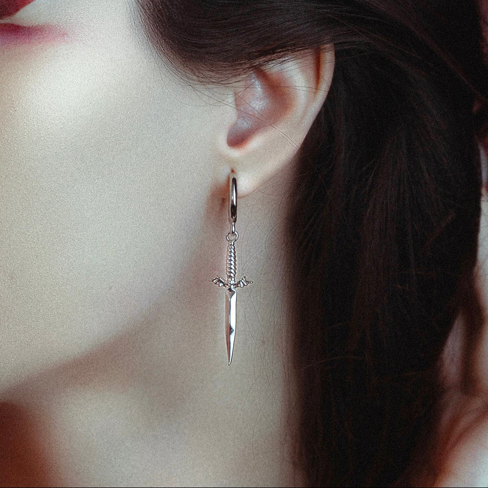 BLADE WING EARRINGS - Image 3