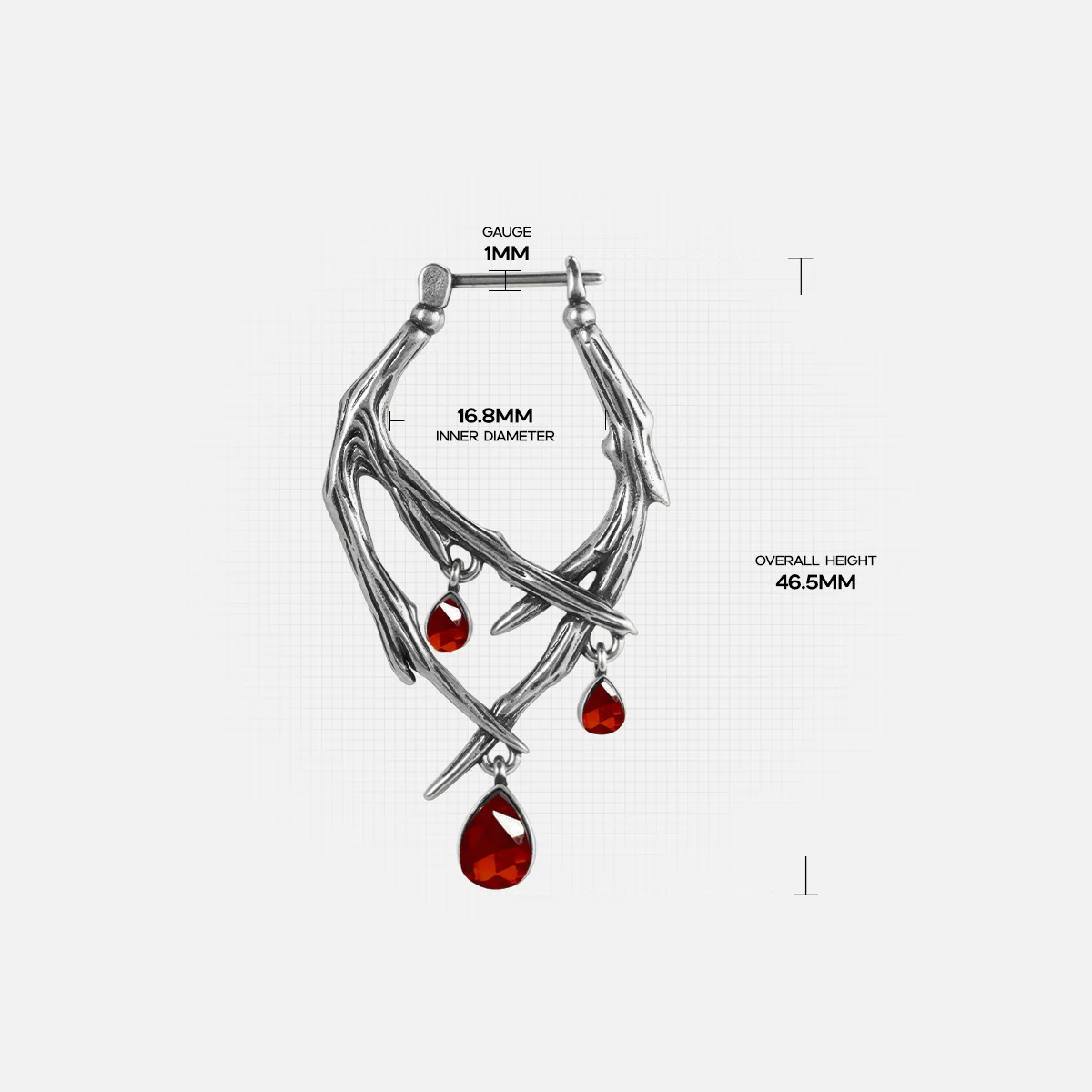 BLOOD THORN EARRINGS - Image 8