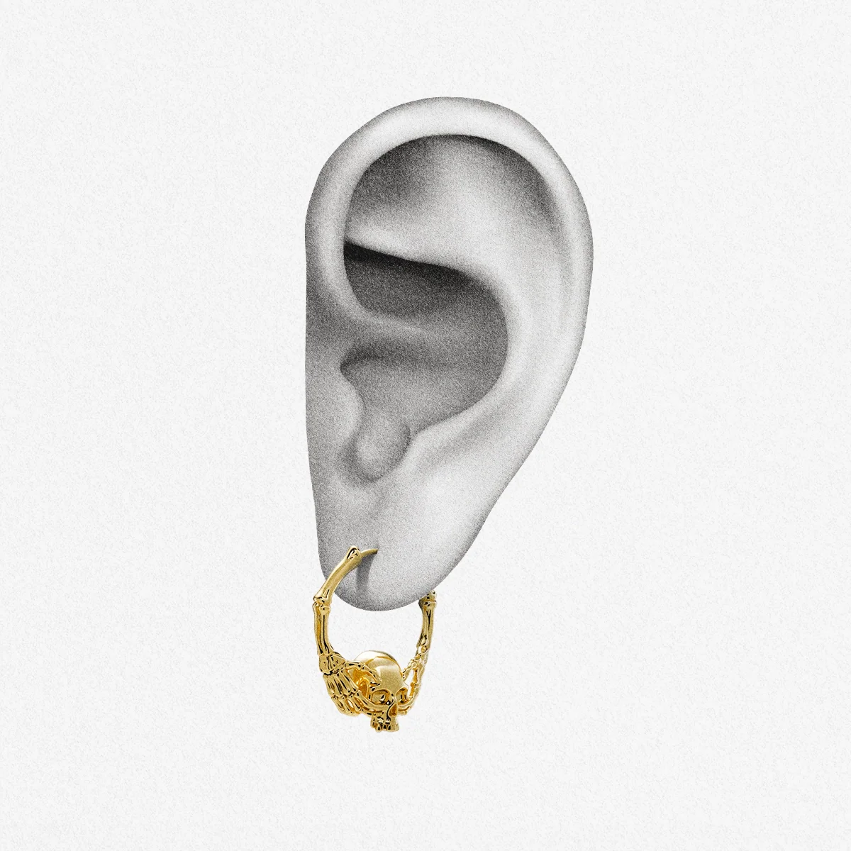 BONEGRIP SKULL EARRINGS - Image 4