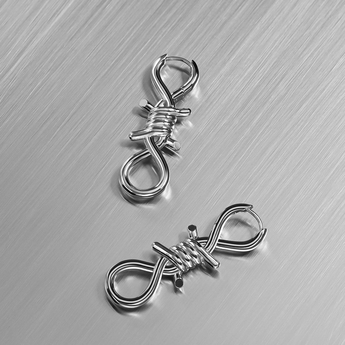 BOUND INFINITY EARRINGS - Image 5