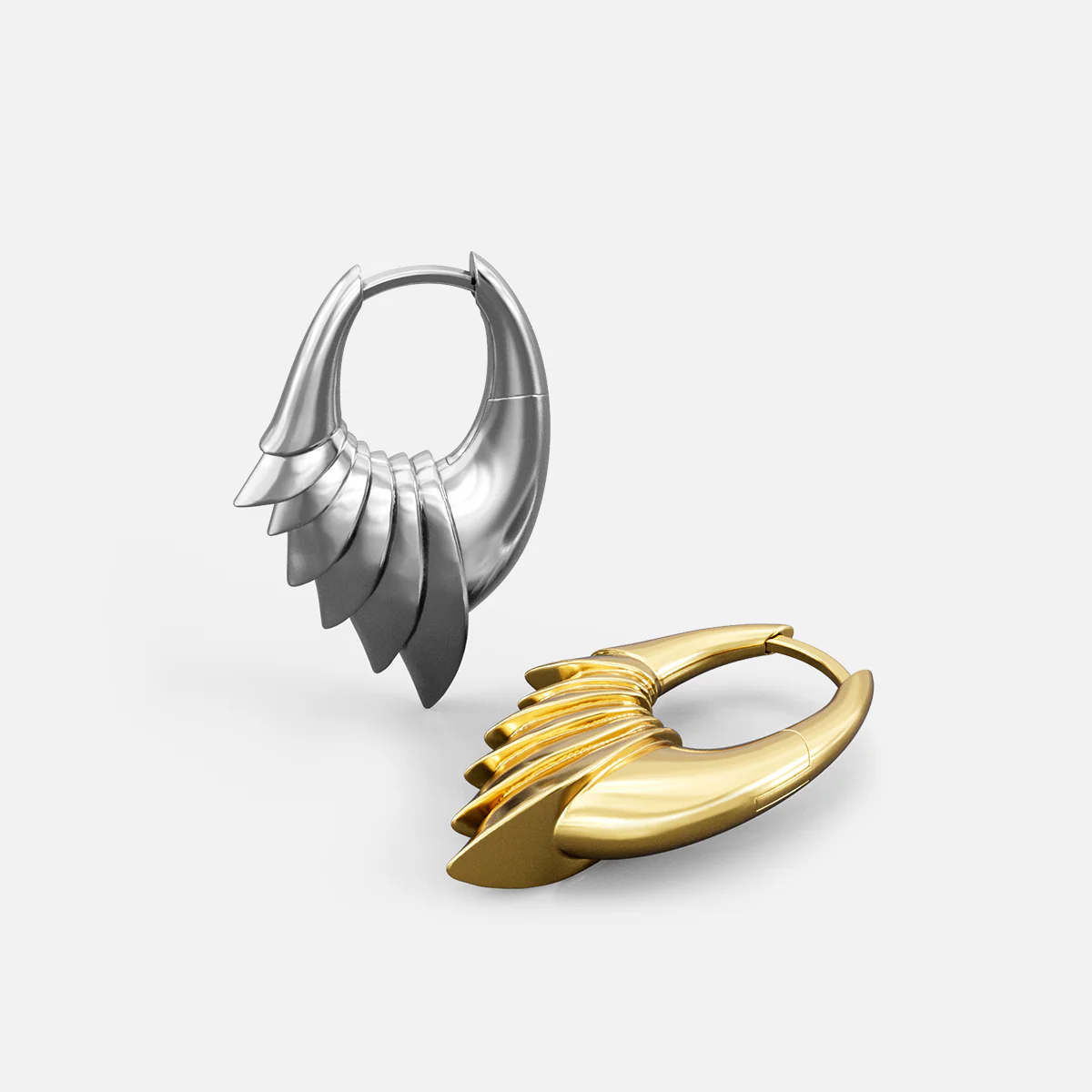 CARAPACE WING EARRINGS - Image 6