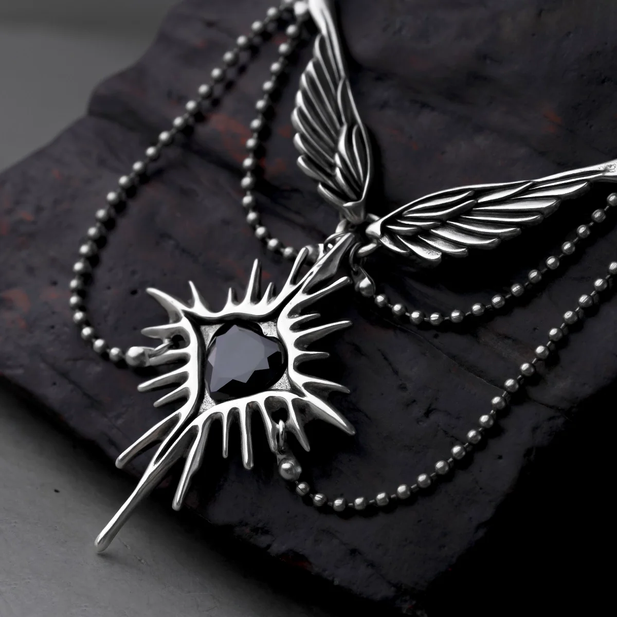 CELESTIAL STARBURST WINGS NECKLACE - Image 16