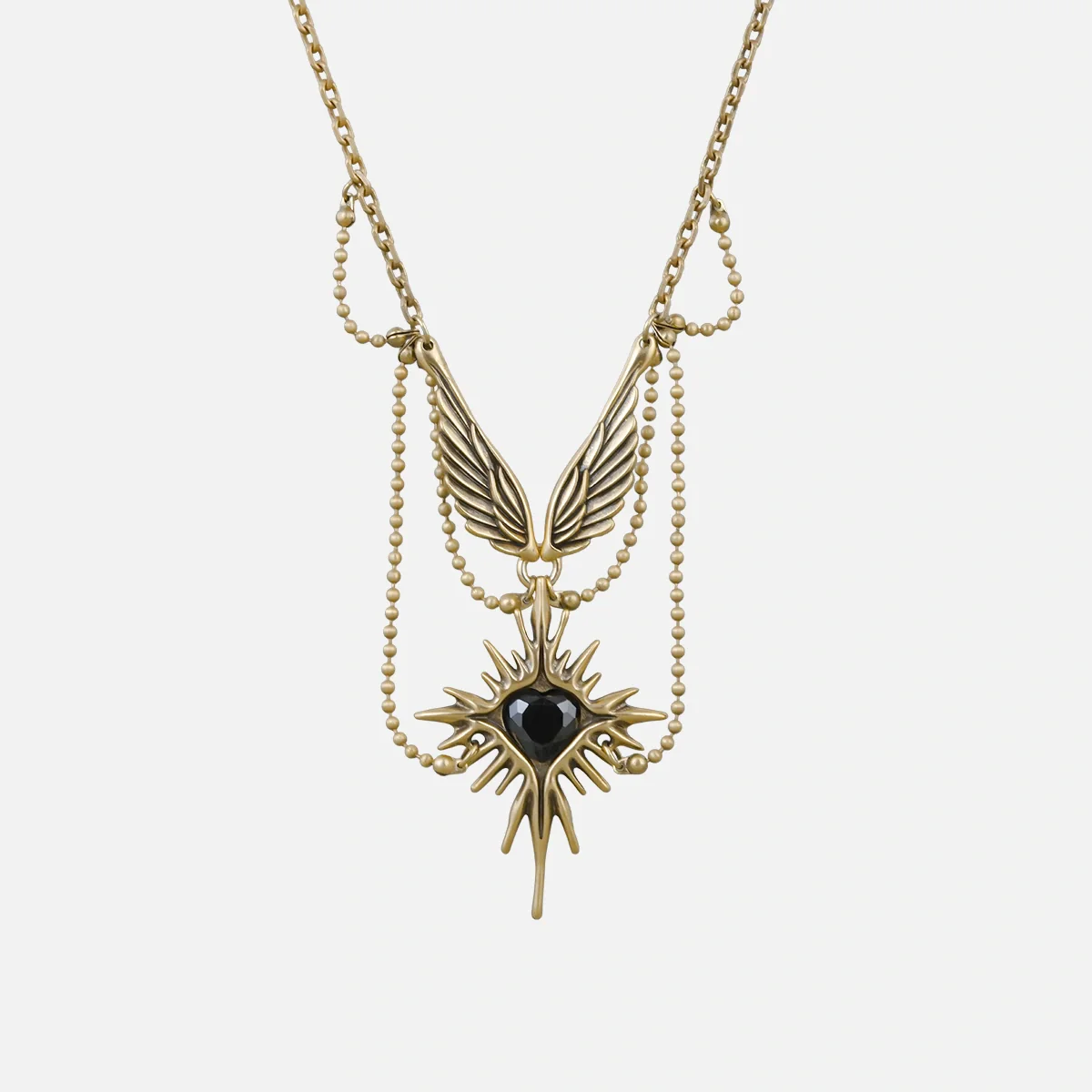 CELESTIAL STARBURST WINGS NECKLACE - Image 8