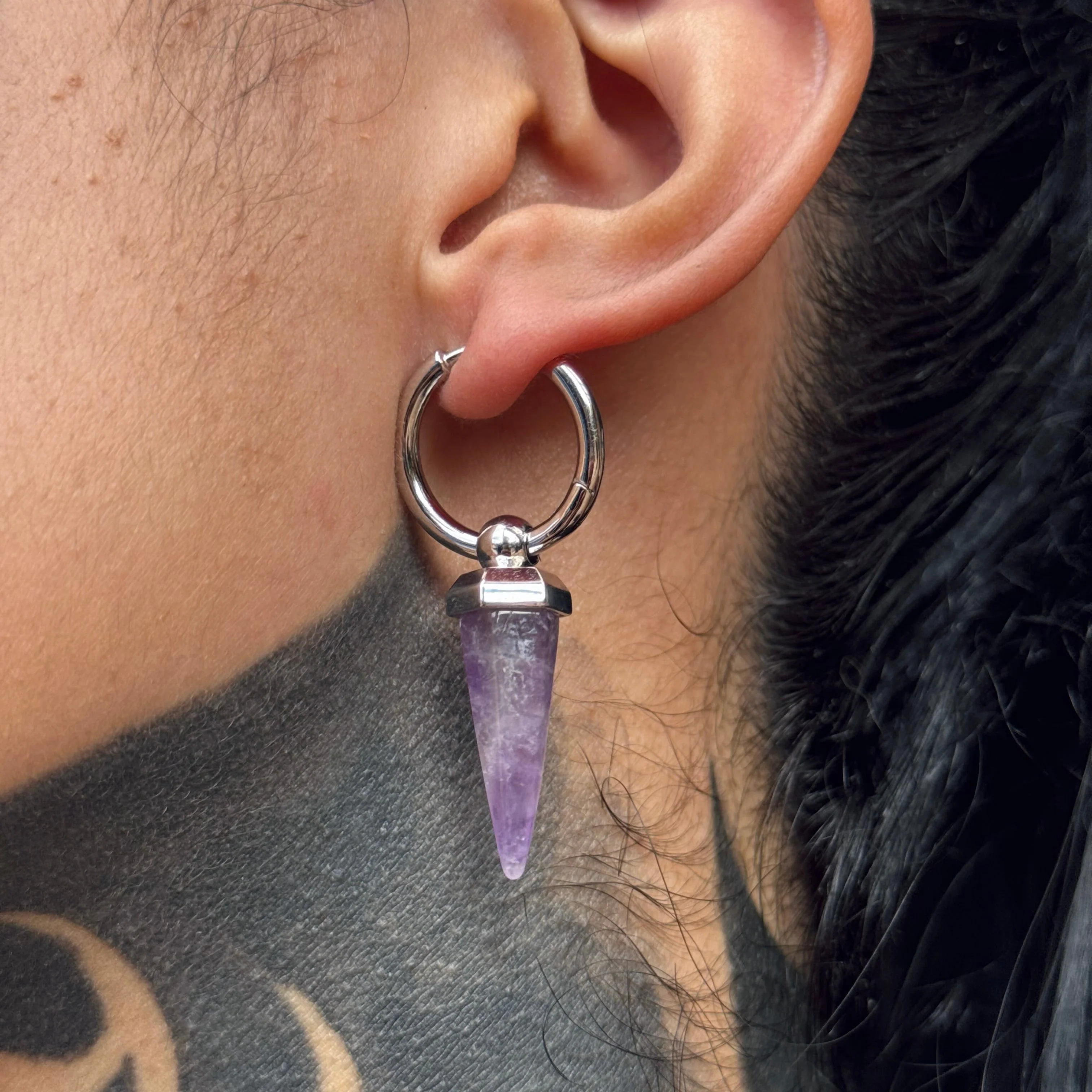 CRYSTAL PRISMATIC EARRINGS - Image 12