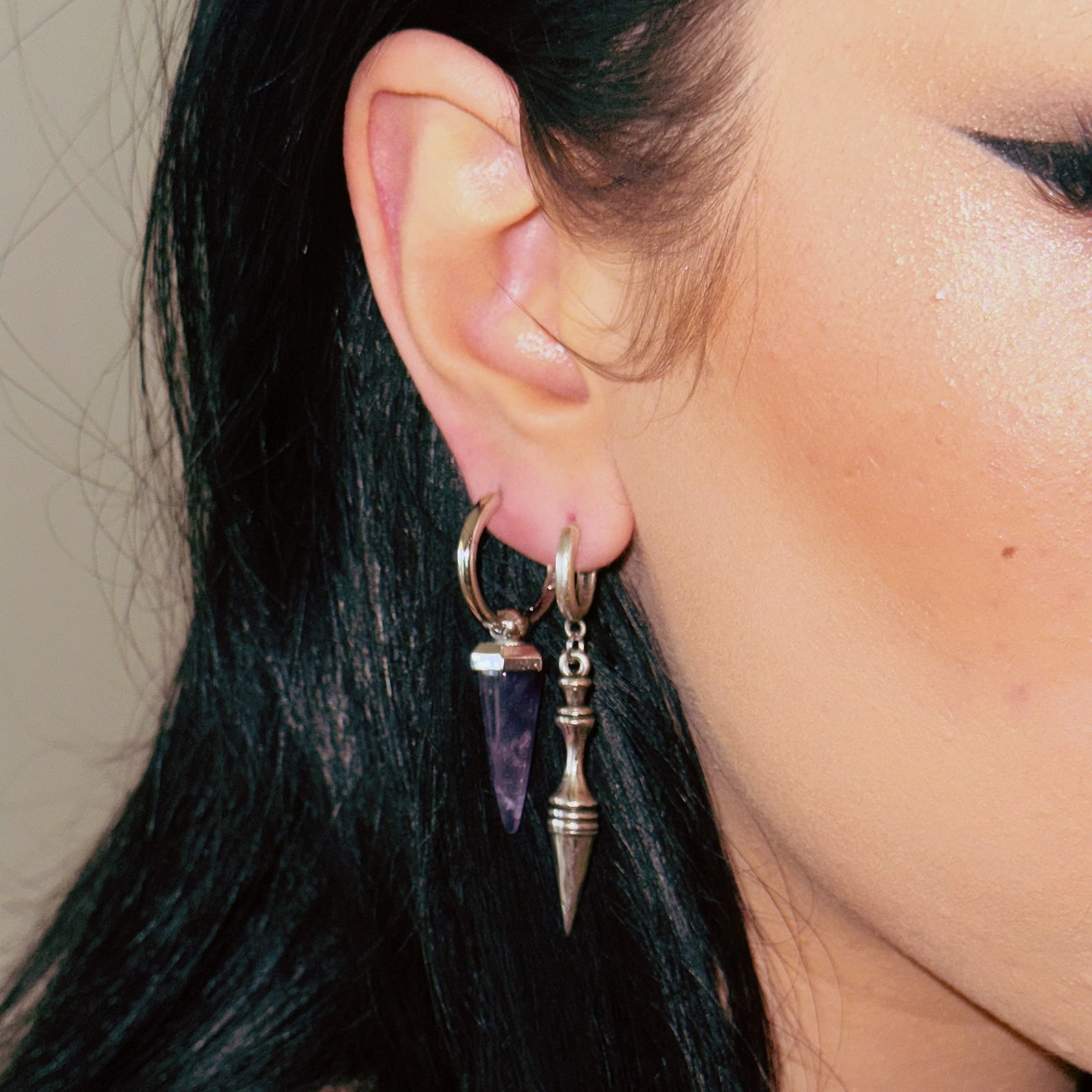 CRYSTAL PRISMATIC EARRINGS - Image 14