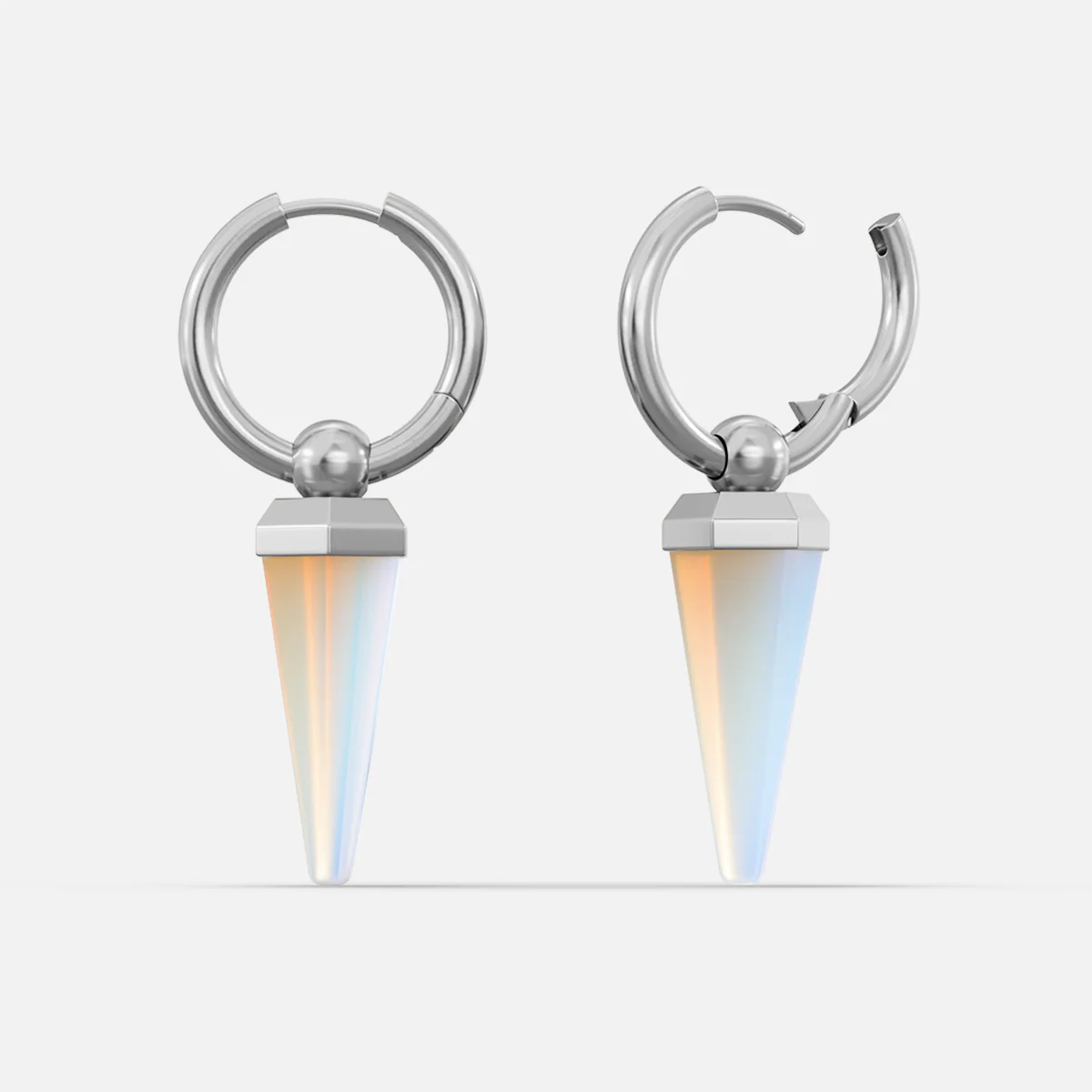 CRYSTAL PRISMATIC EARRINGS - Image 27