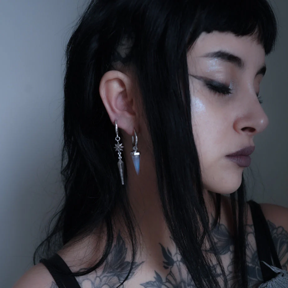 CRYSTAL PRISMATIC EARRINGS - Image 33