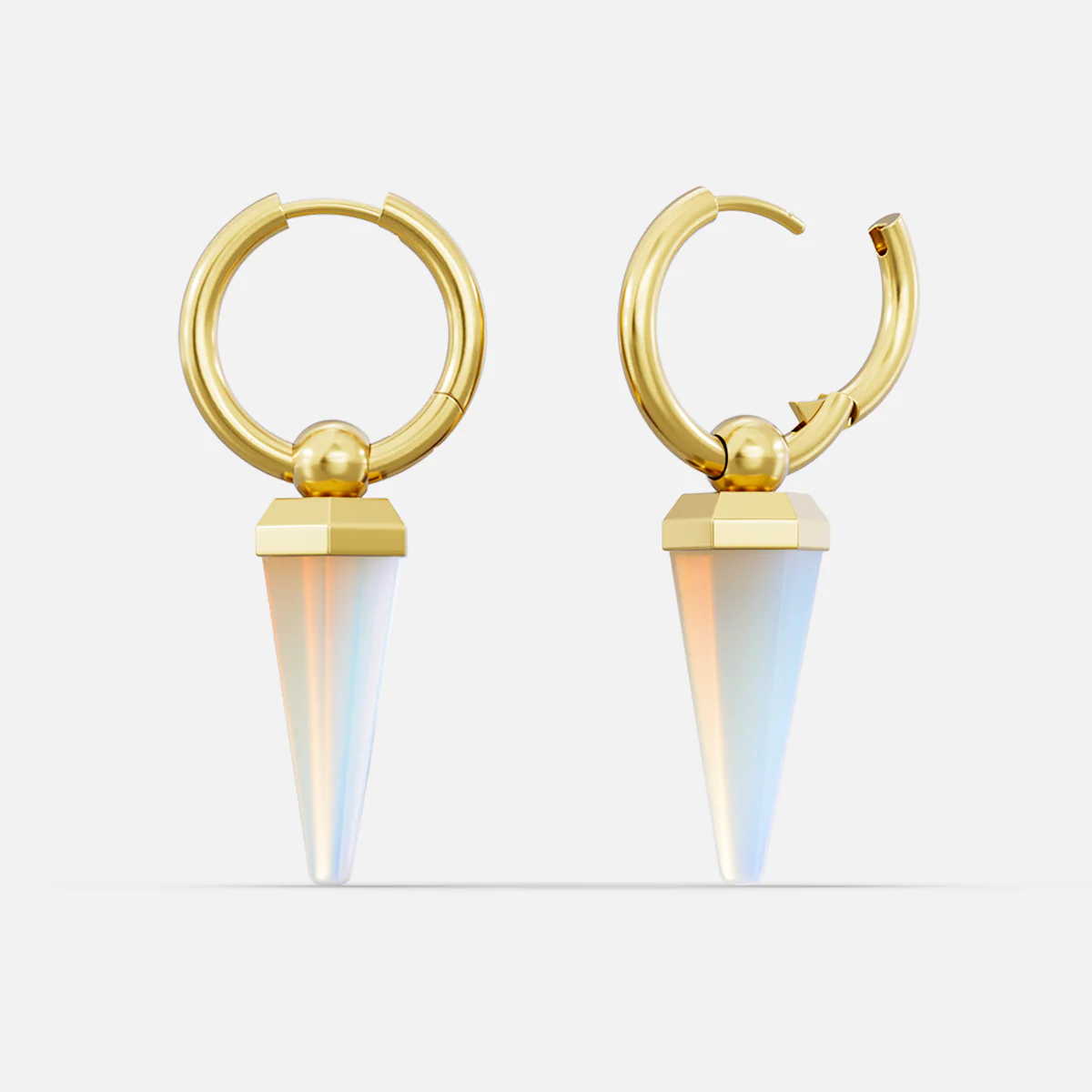 CRYSTAL PRISMATIC EARRINGS - Image 35