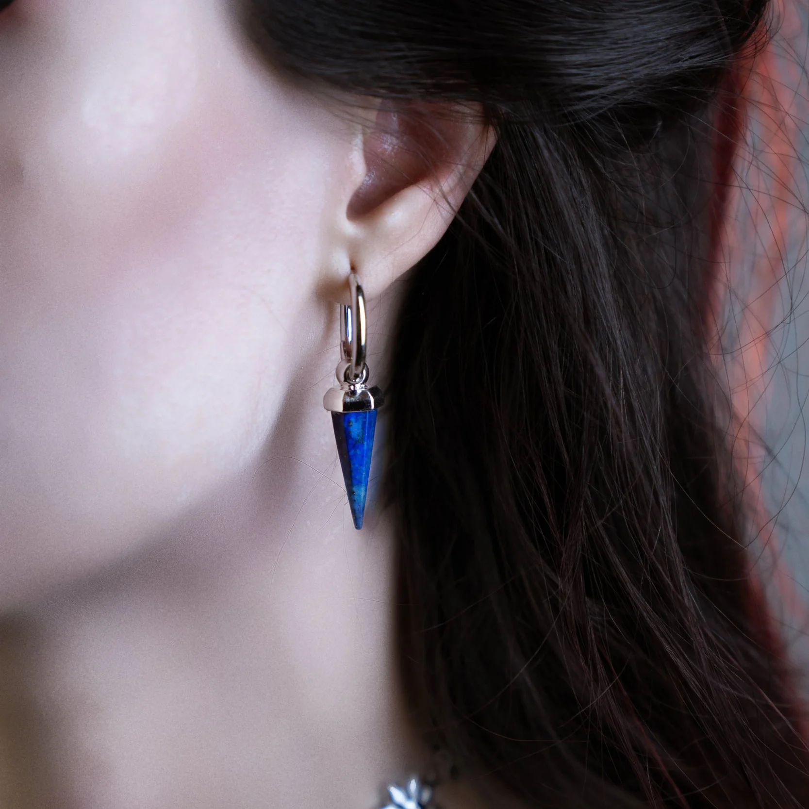 CRYSTAL PRISMATIC EARRINGS - Image 4