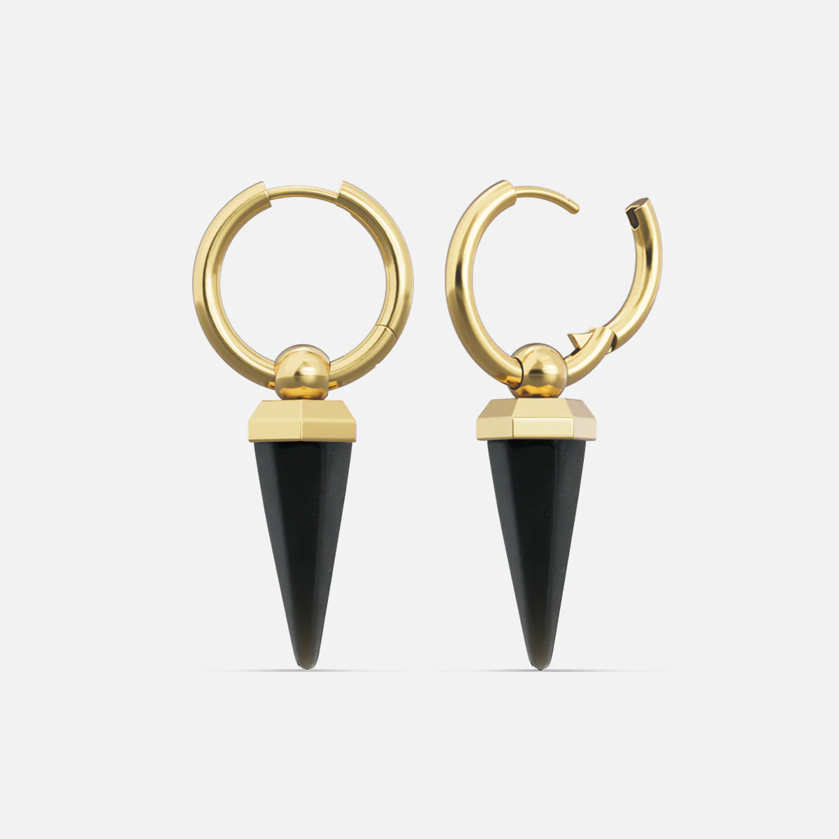 CRYSTAL PRISMATIC EARRINGS - Image 5