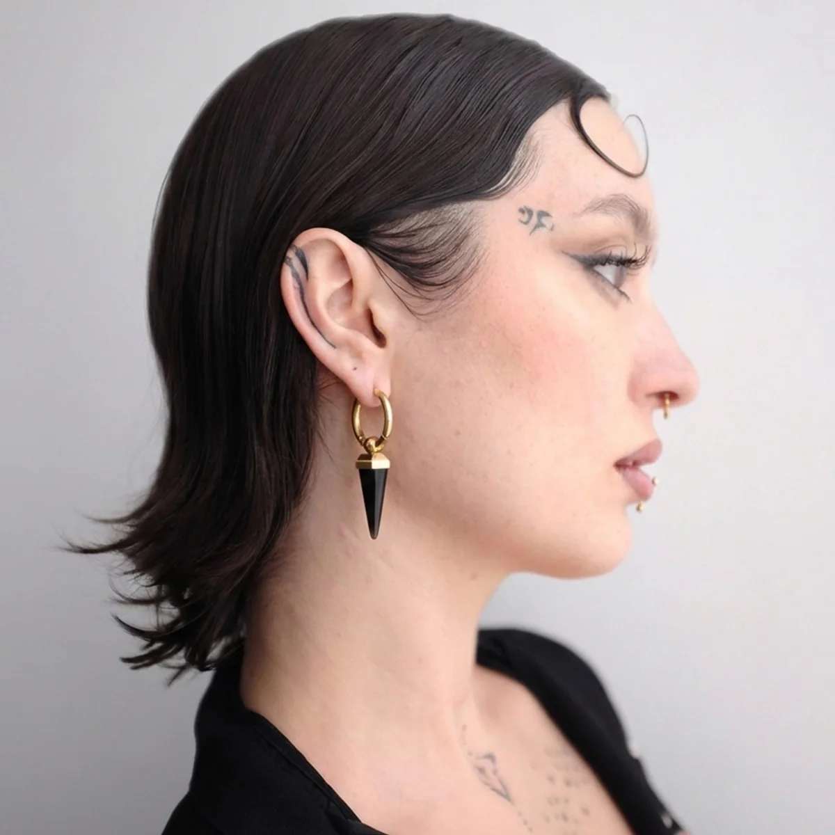 CRYSTAL PRISMATIC EARRINGS - Image 6
