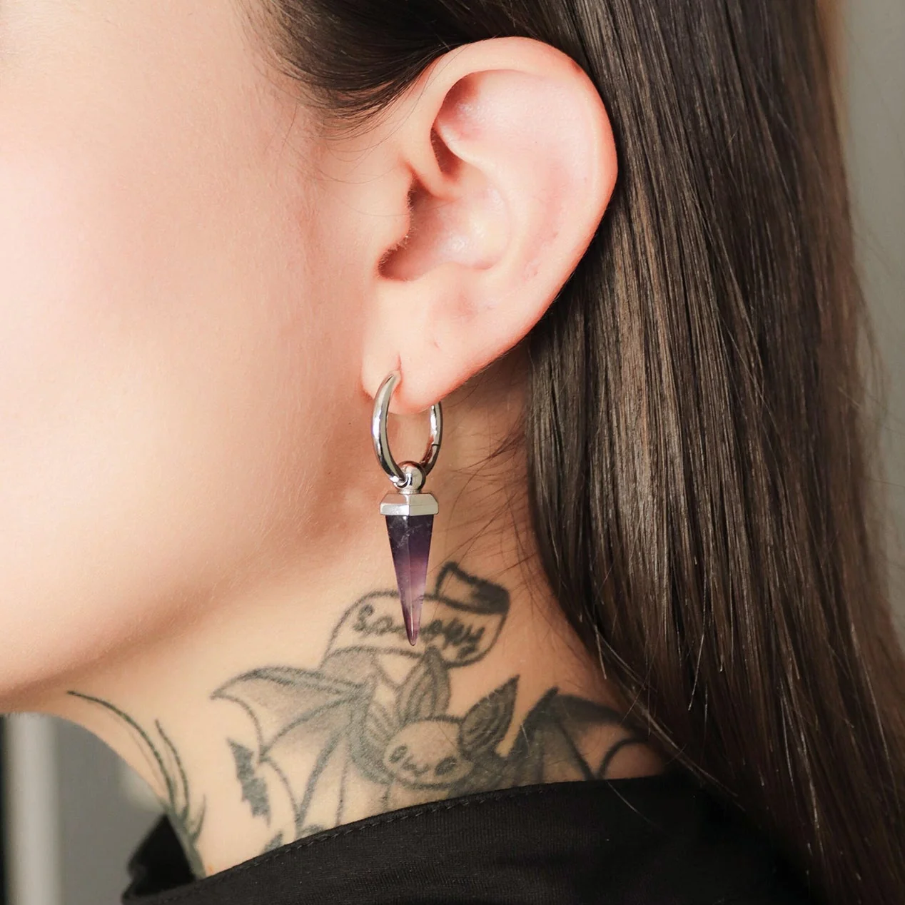 CRYSTAL PRISMATIC EARRINGS - Image 7