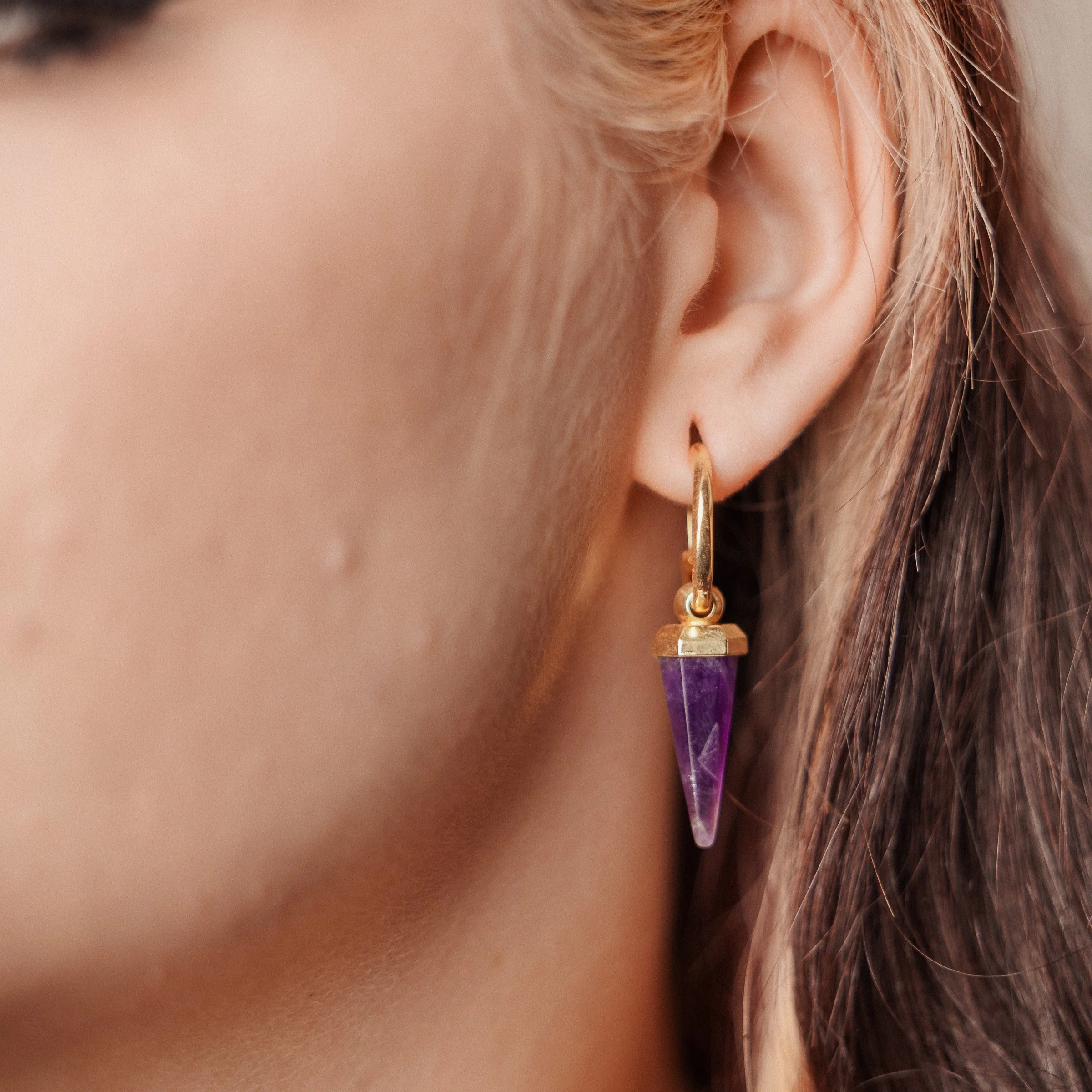 CRYSTAL PRISMATIC EARRINGS - Image 8