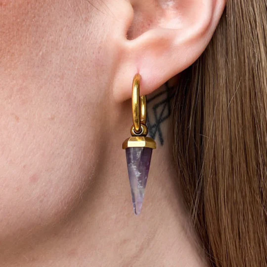 CRYSTAL PRISMATIC EARRINGS - Image 9