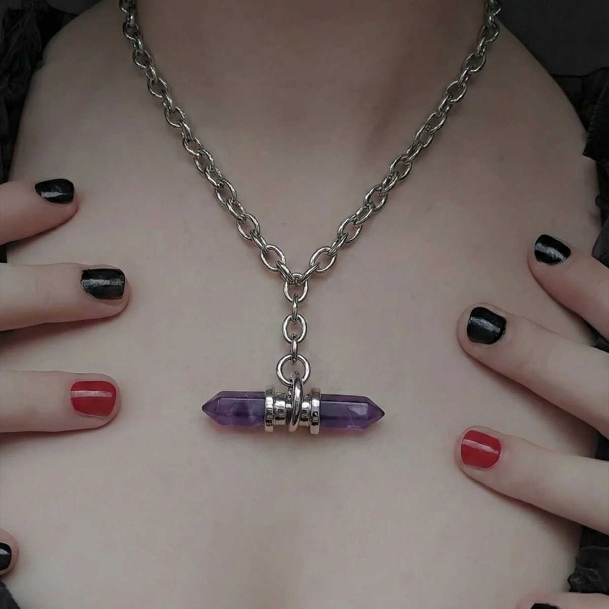 DUAL PRISM NECKLACE - Image 3
