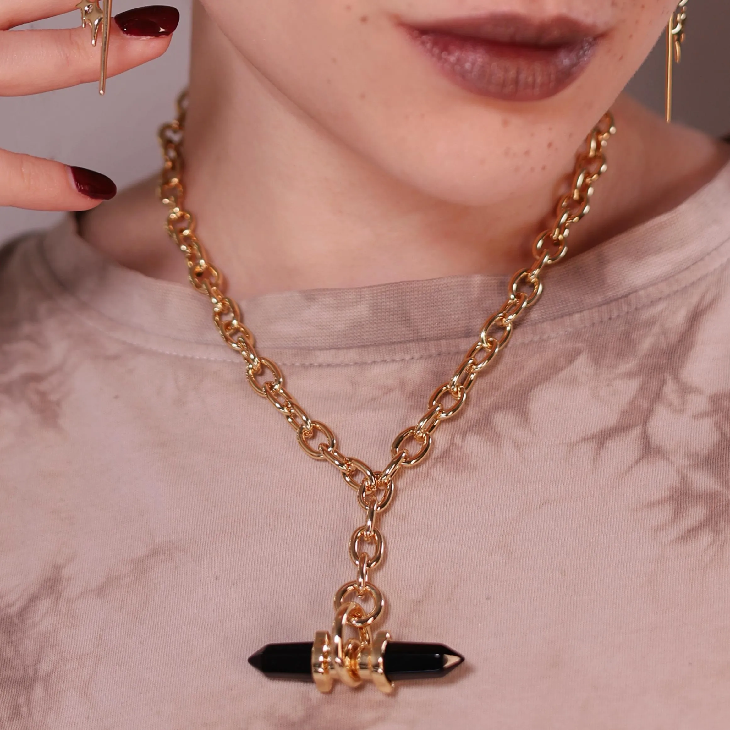 DUAL PRISM NECKLACE - Image 8