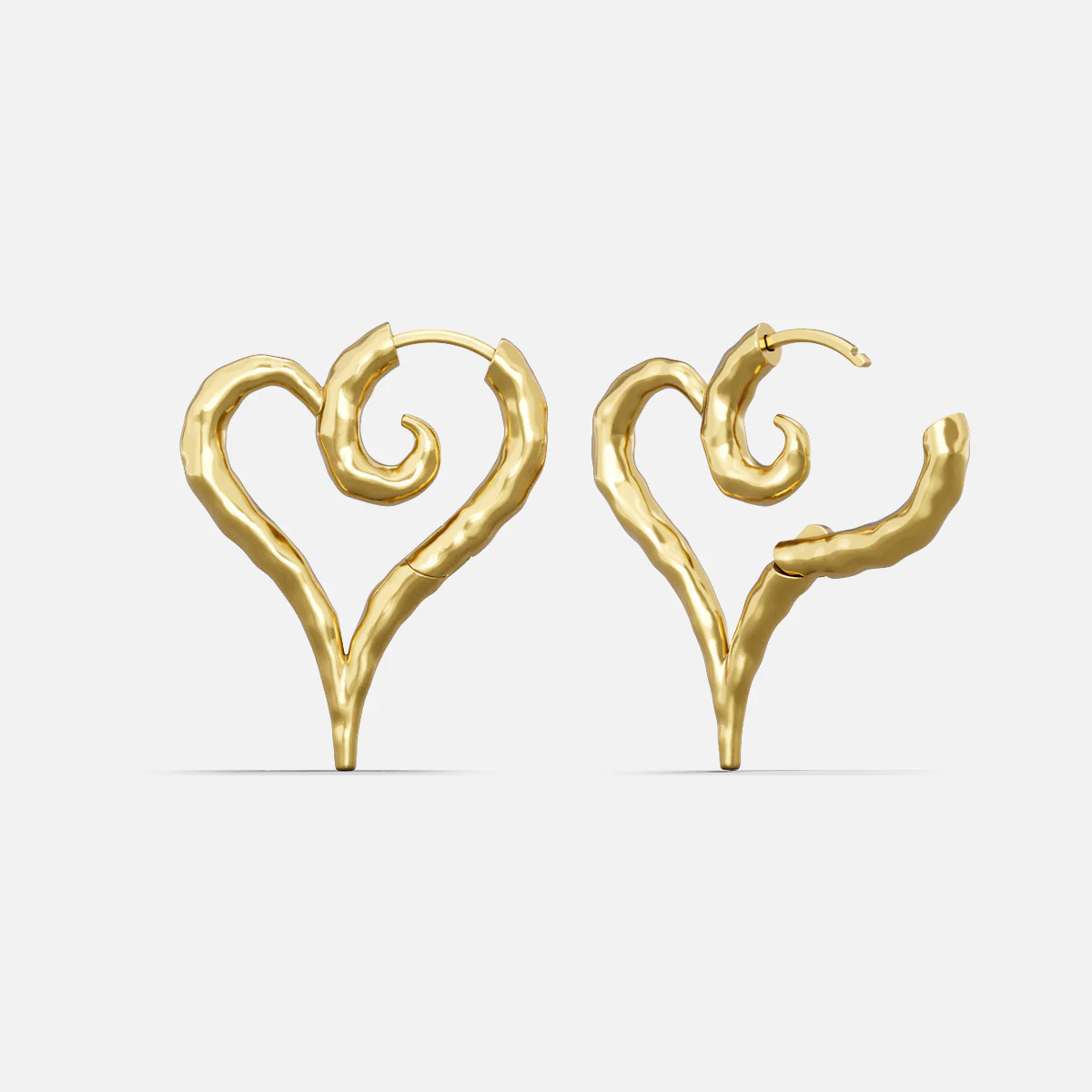 ETHEREAL HEARTFLOW EARRINGS - Image 6