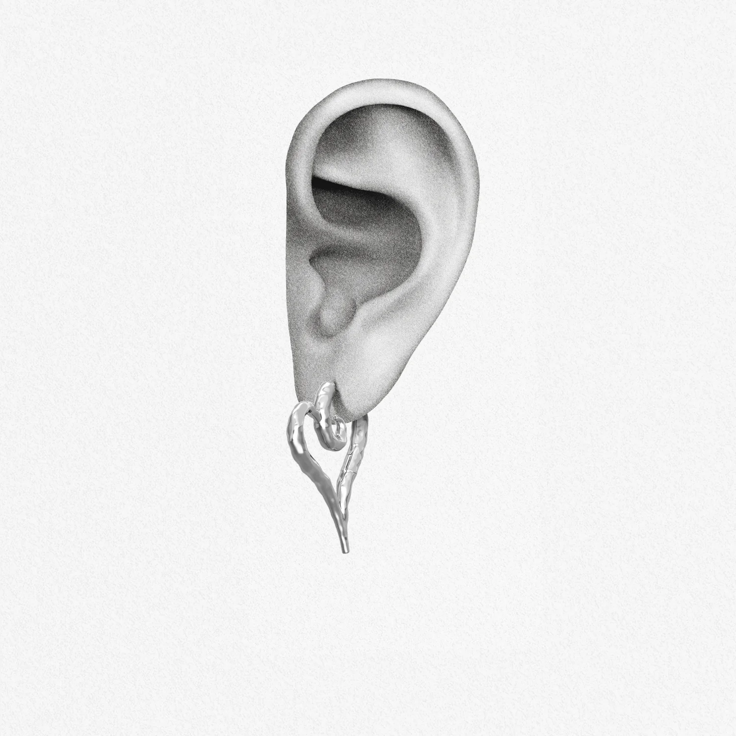 ETHEREAL HEARTFLOW EARRINGS - Image 7