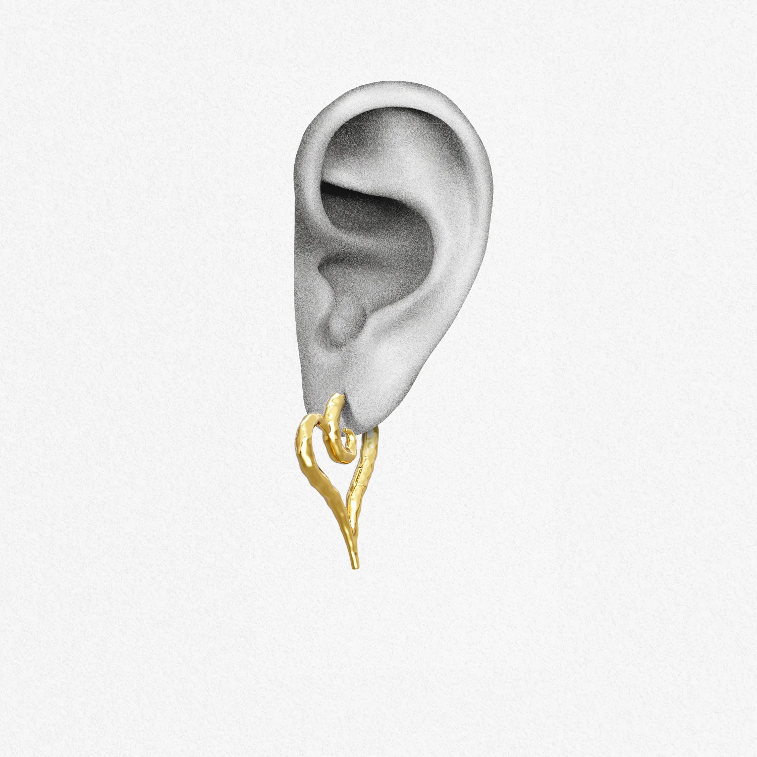 ETHEREAL HEARTFLOW EARRINGS - Image 8