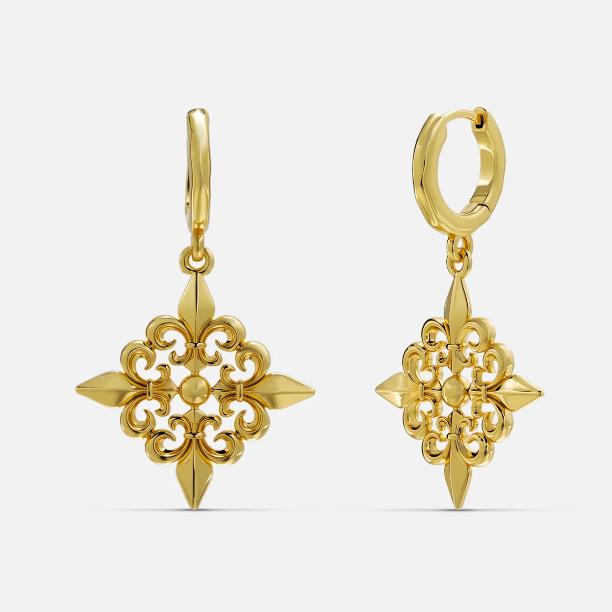 FLEUR-DE-LIS ELEGANCE EARRINGS - Image 14