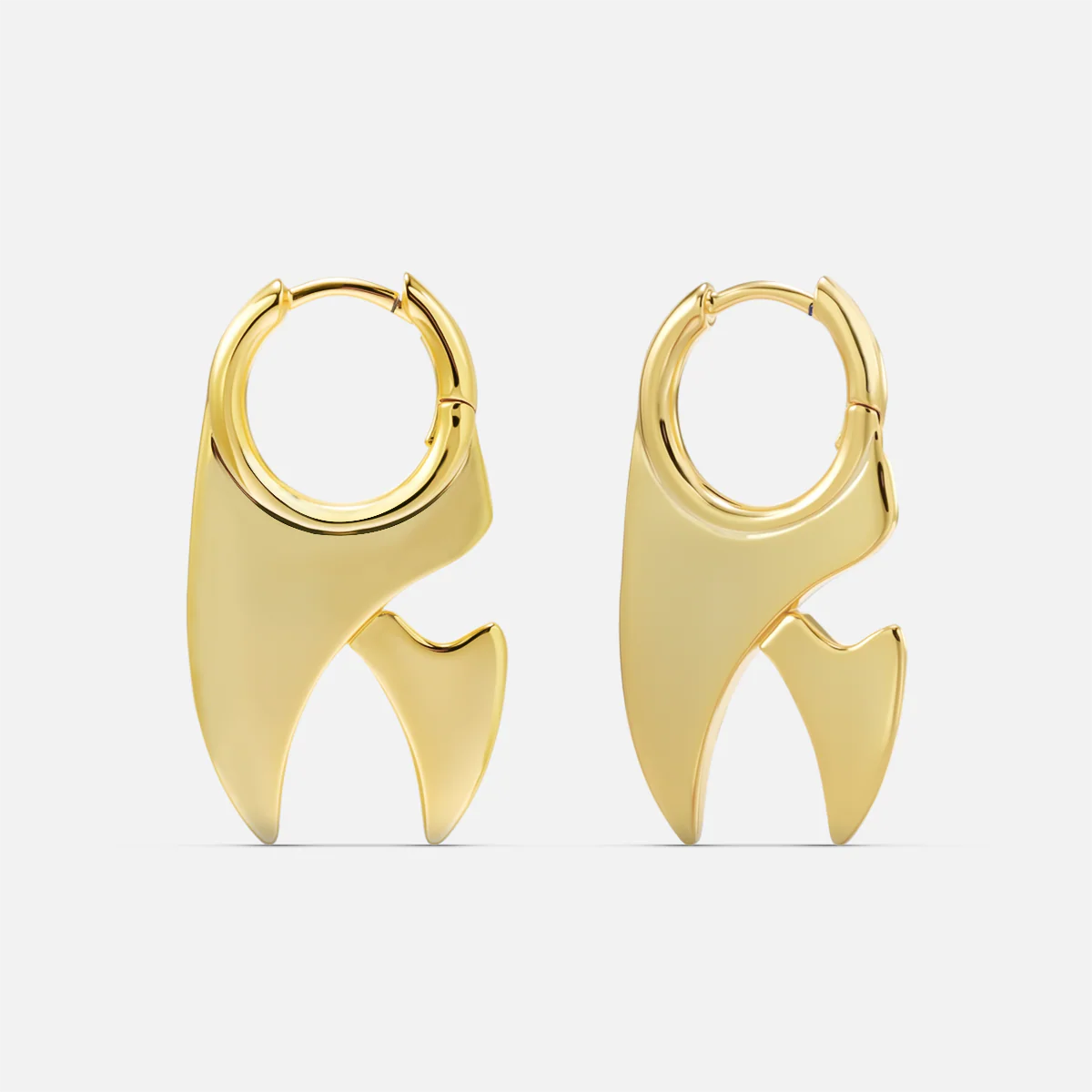 FLUID BLADE EARRINGS - Image 2