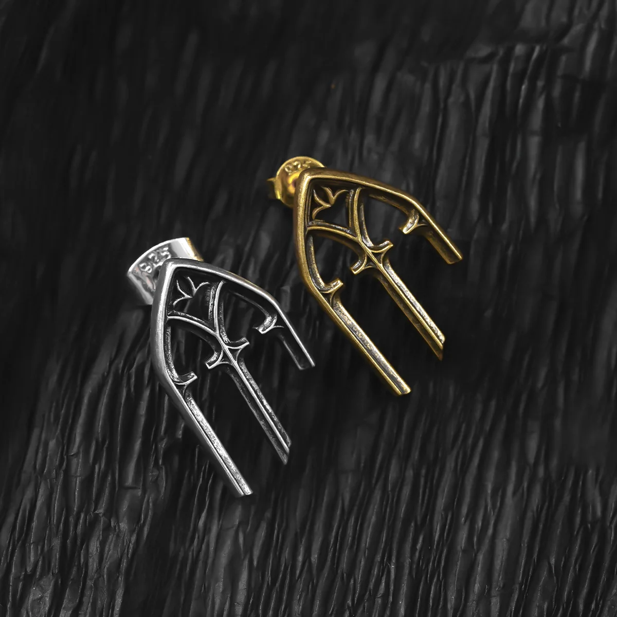 GOTHIC ARCH ELEGANCE STUD EARRINGS - Image 11