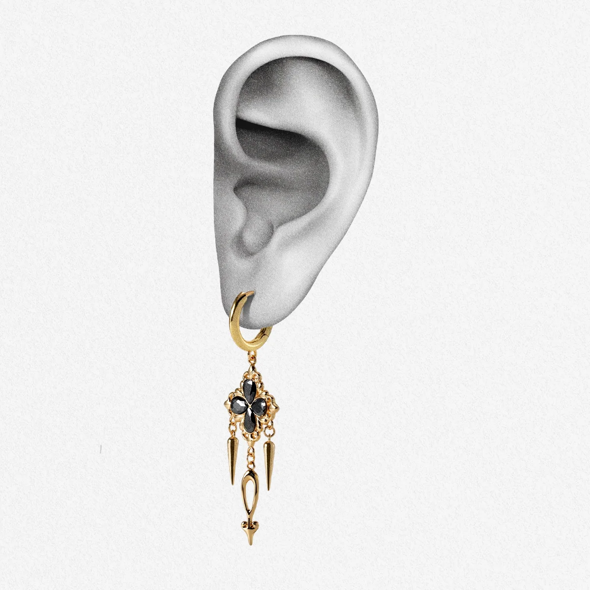 GOTHIC BLOOM EARRINGS - Image 10