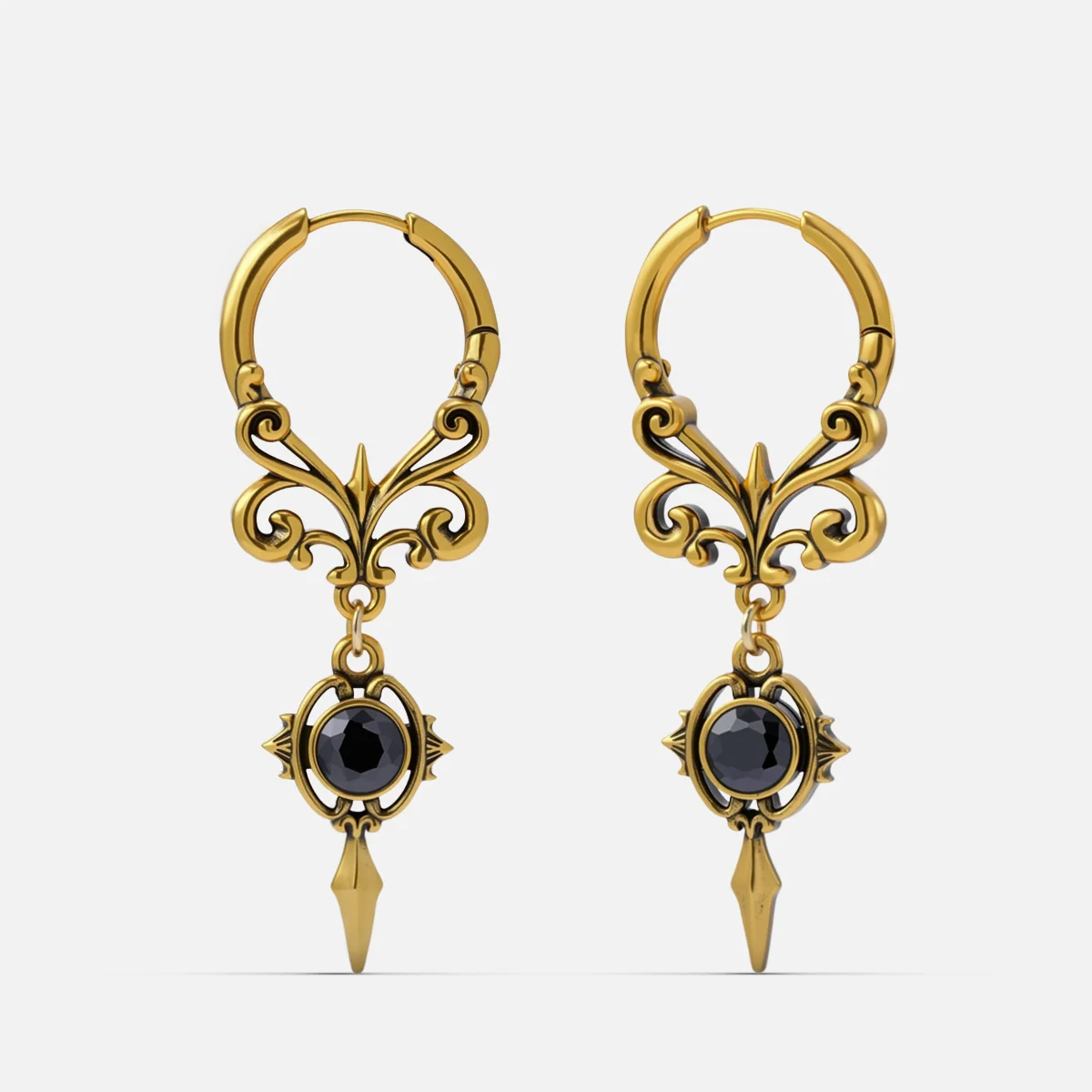 GOTHIC CREST EARRINGS - Image 7