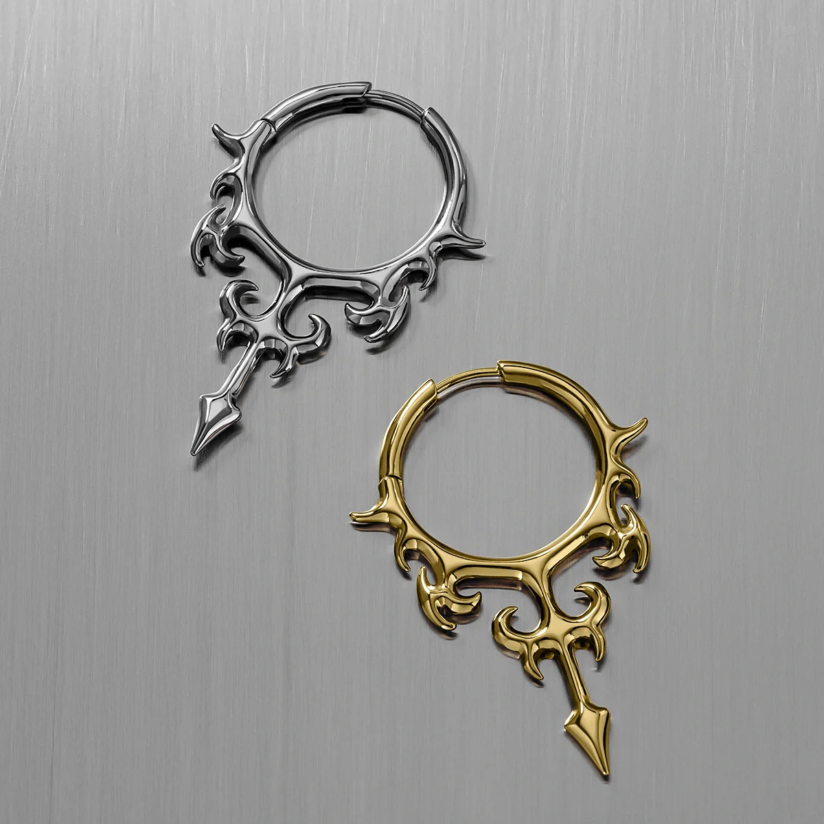 HELLFLAME BLADE EARRINGS - Image 10