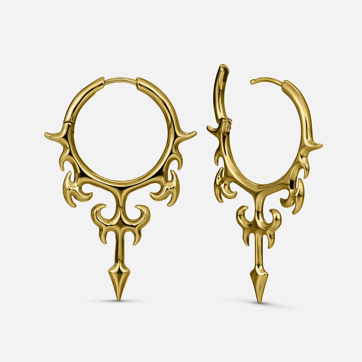 HELLFLAME BLADE EARRINGS - Image 7