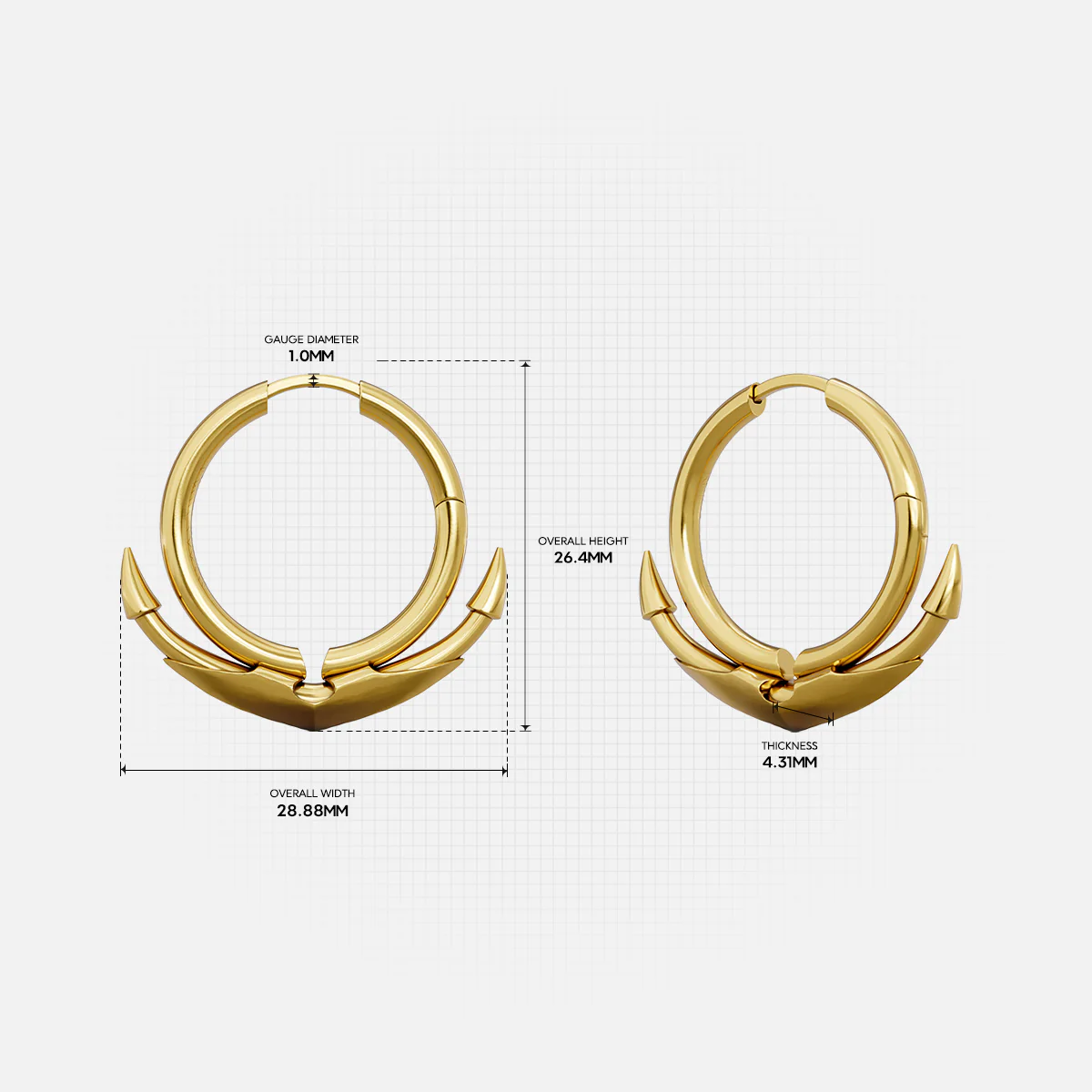 JOINT CLAW EARRINGS - Image 10