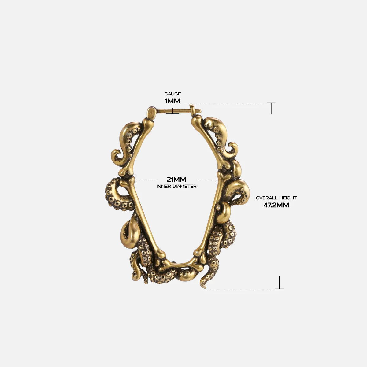 KRAKEN TENTACLE EARRINGS - Image 8