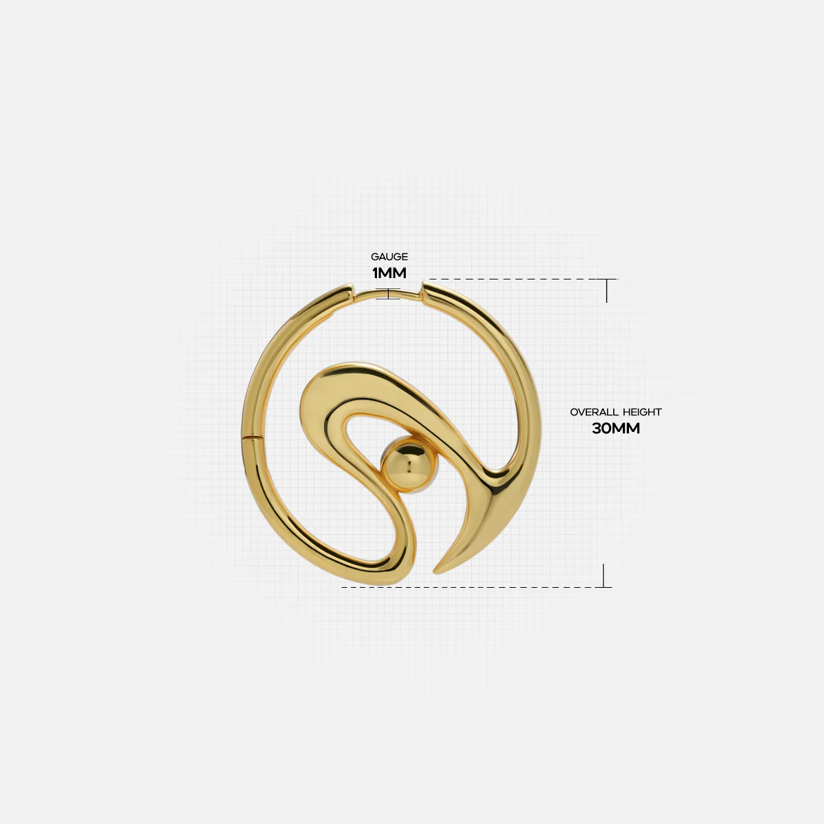 LIQUID ORBIT EARRINGS - Image 7