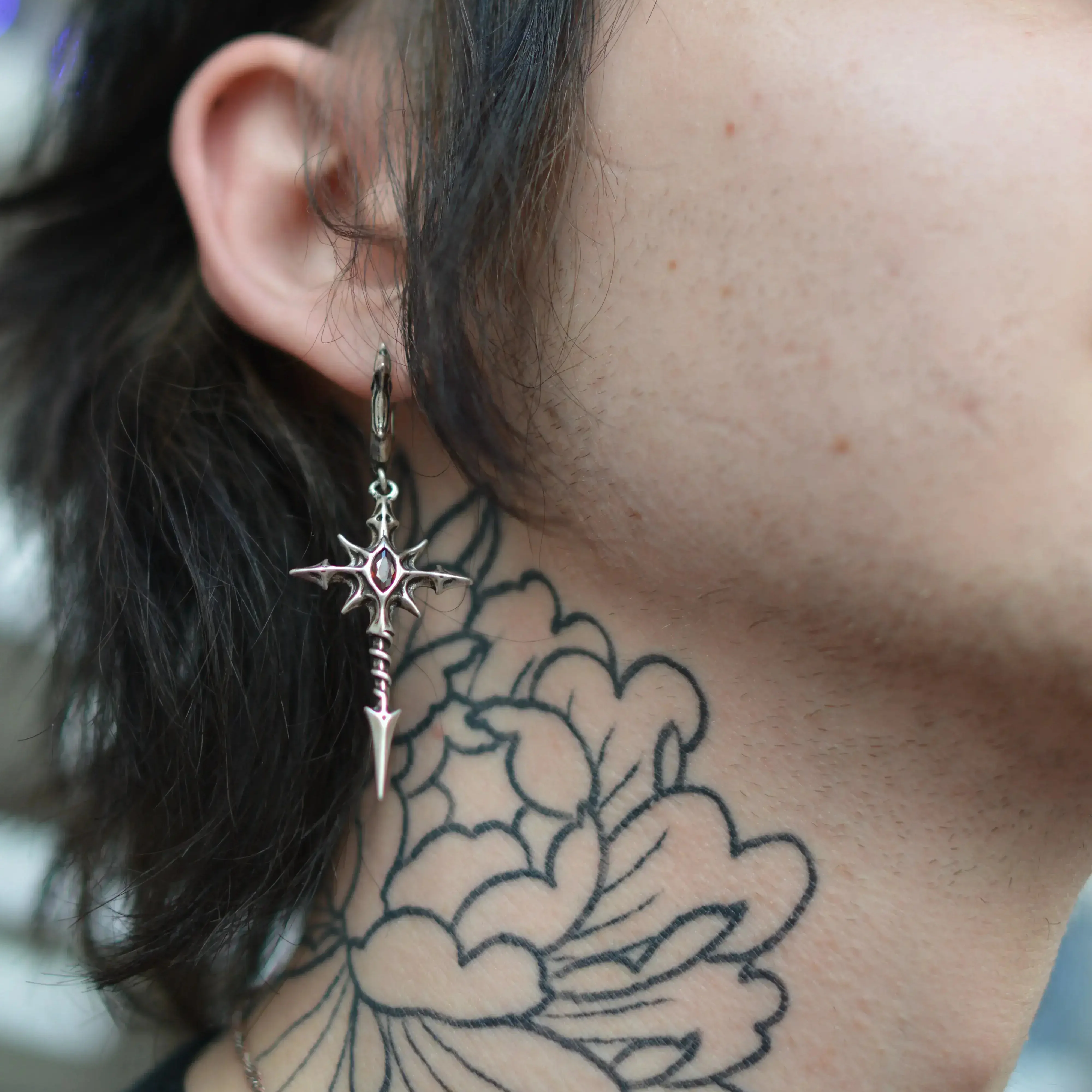 LONGINUS BLOOD RELIC EARRINGS - Image 5