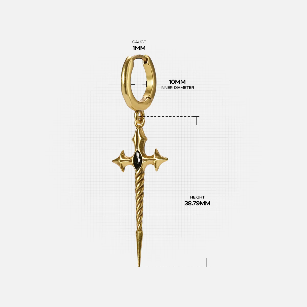 LONGINUS GODPIERCER EARRINGS - Image 15