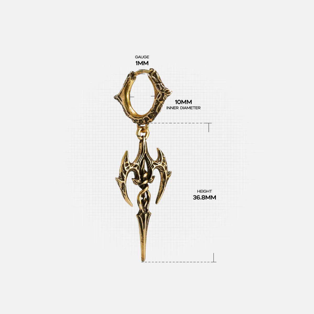 LONGINUS HALO PIERCER EARRINGS - Image 15