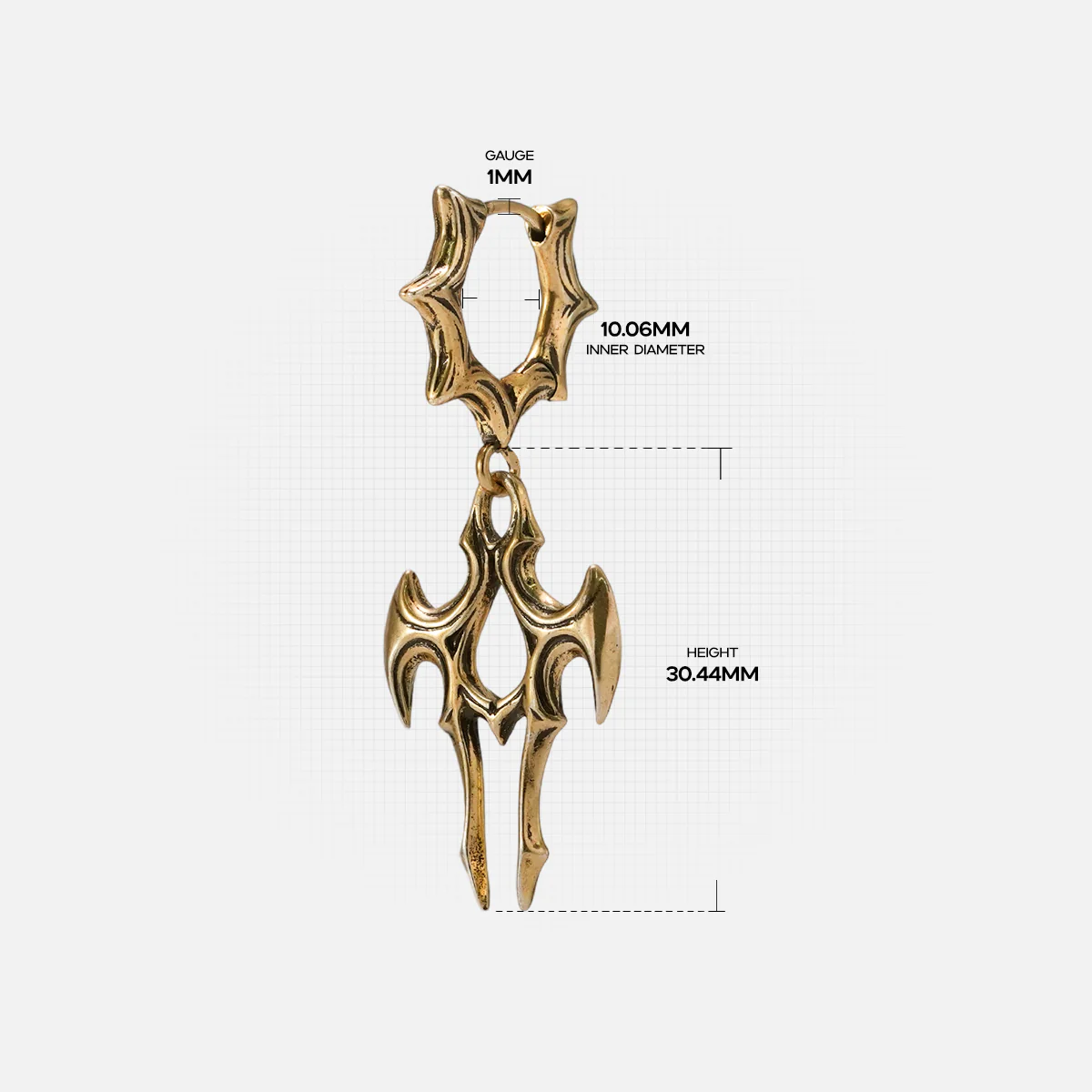 LONGINUS JUDGMENT TALON EARRINGS - Image 10