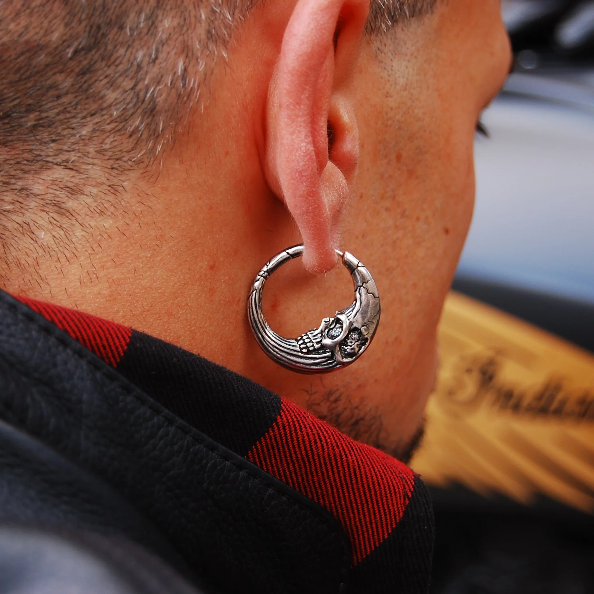 LUNAR SOLAR SKULLS EARRINGS - Image 3