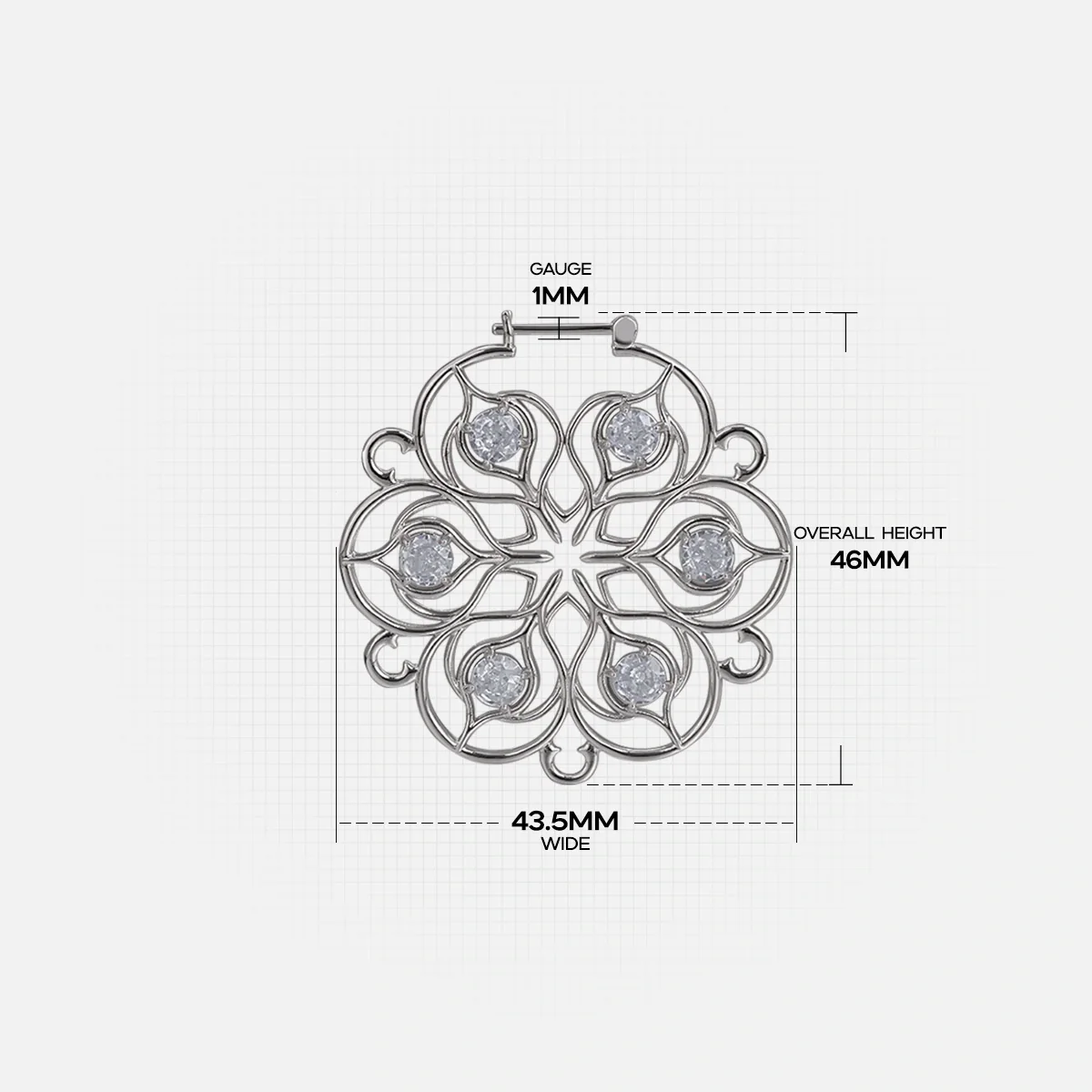 MANDALA BLOOM EARRINGS - Image 10