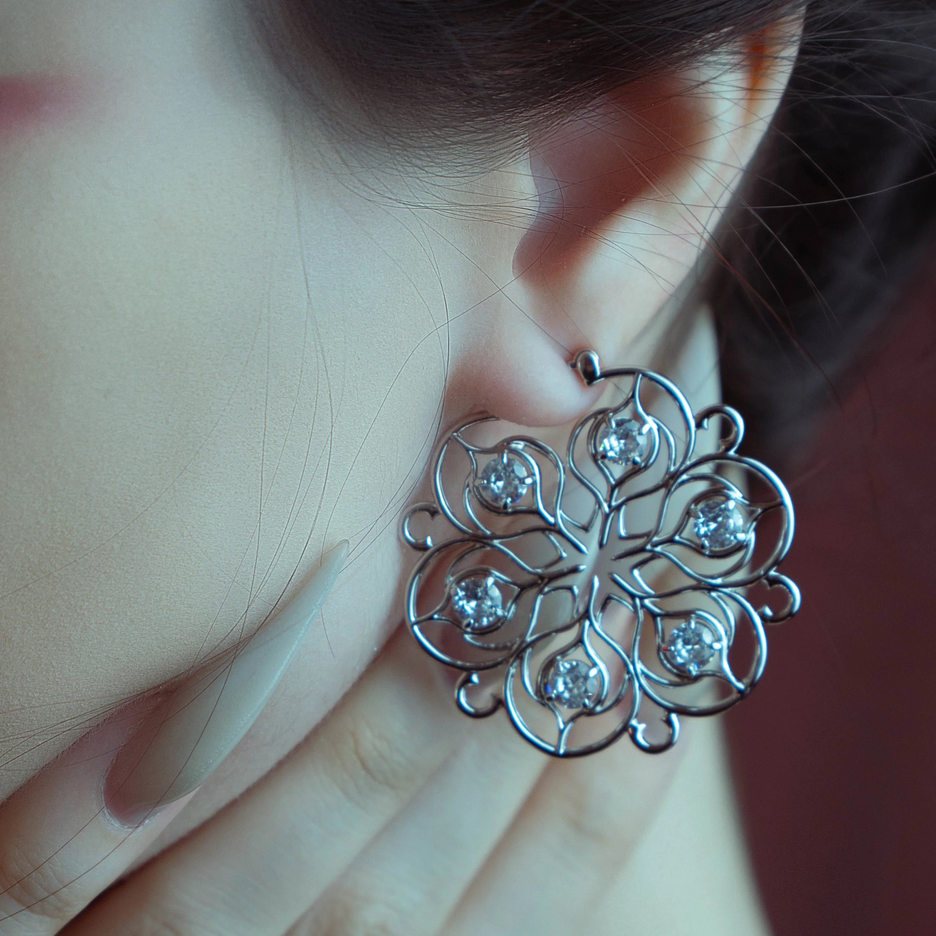 MANDALA BLOOM EARRINGS - Image 2