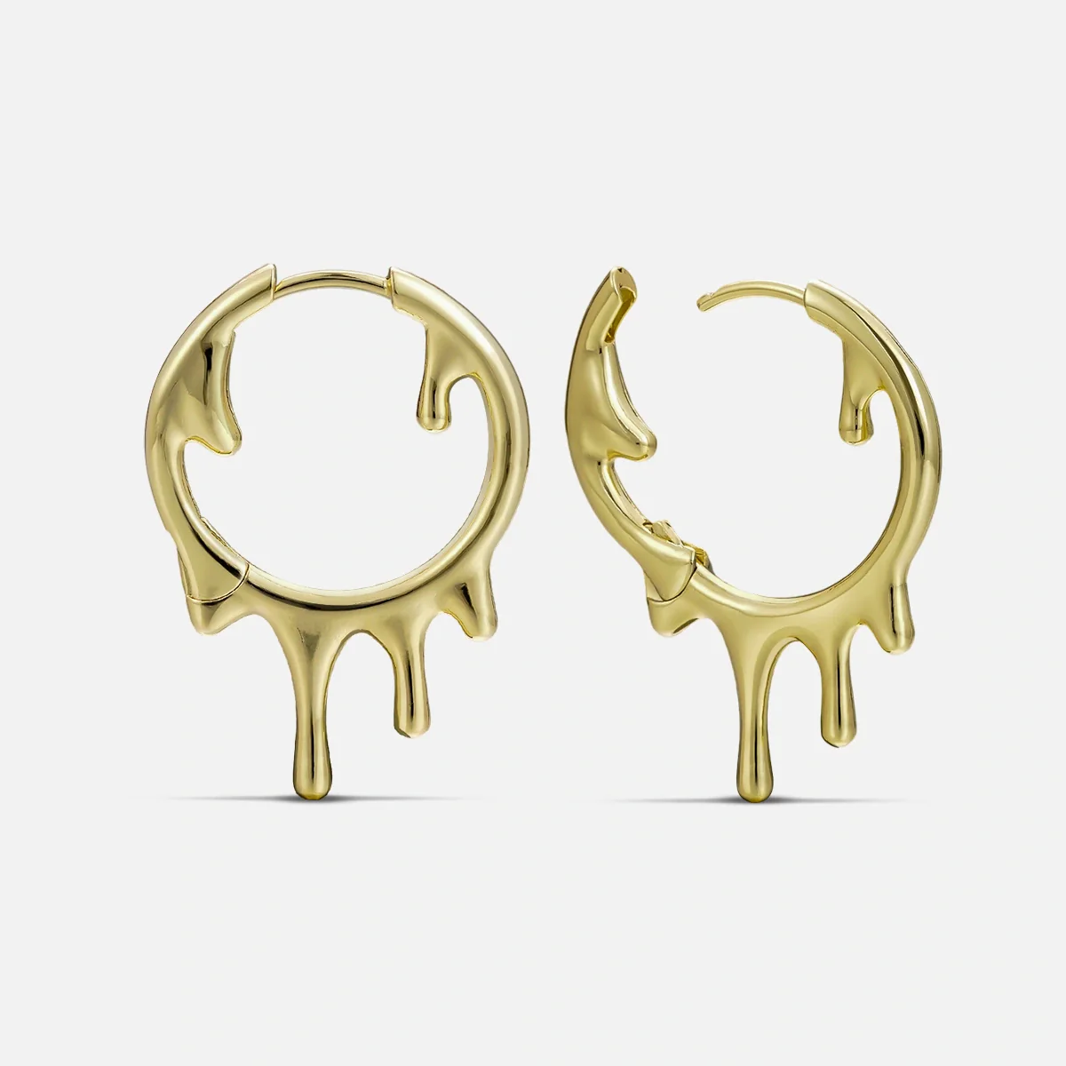 MOLTEN DROP EARRINGS - Image 5
