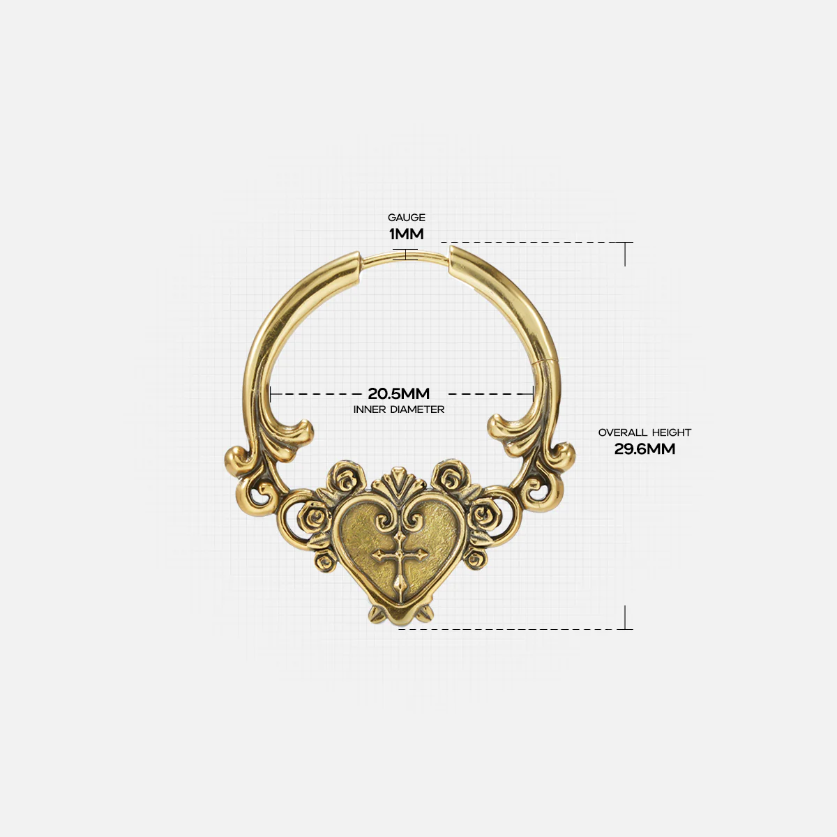 ORNATE AFFECTION EARRINGS - Image 13