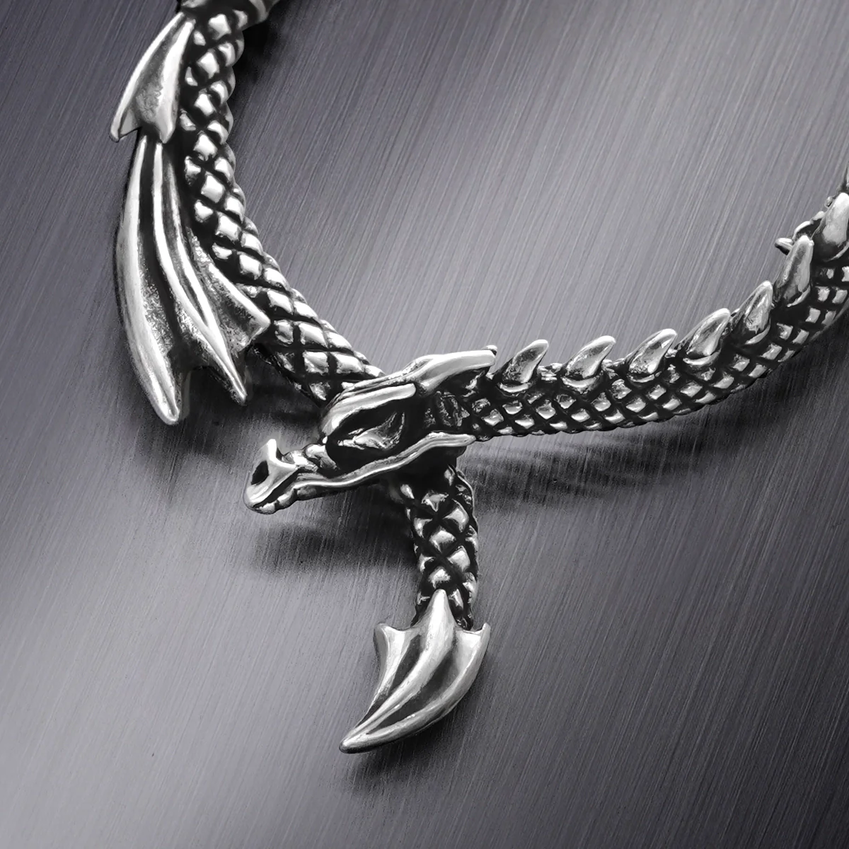 OUROBOROS DRAGON EARRINGS - Image 10