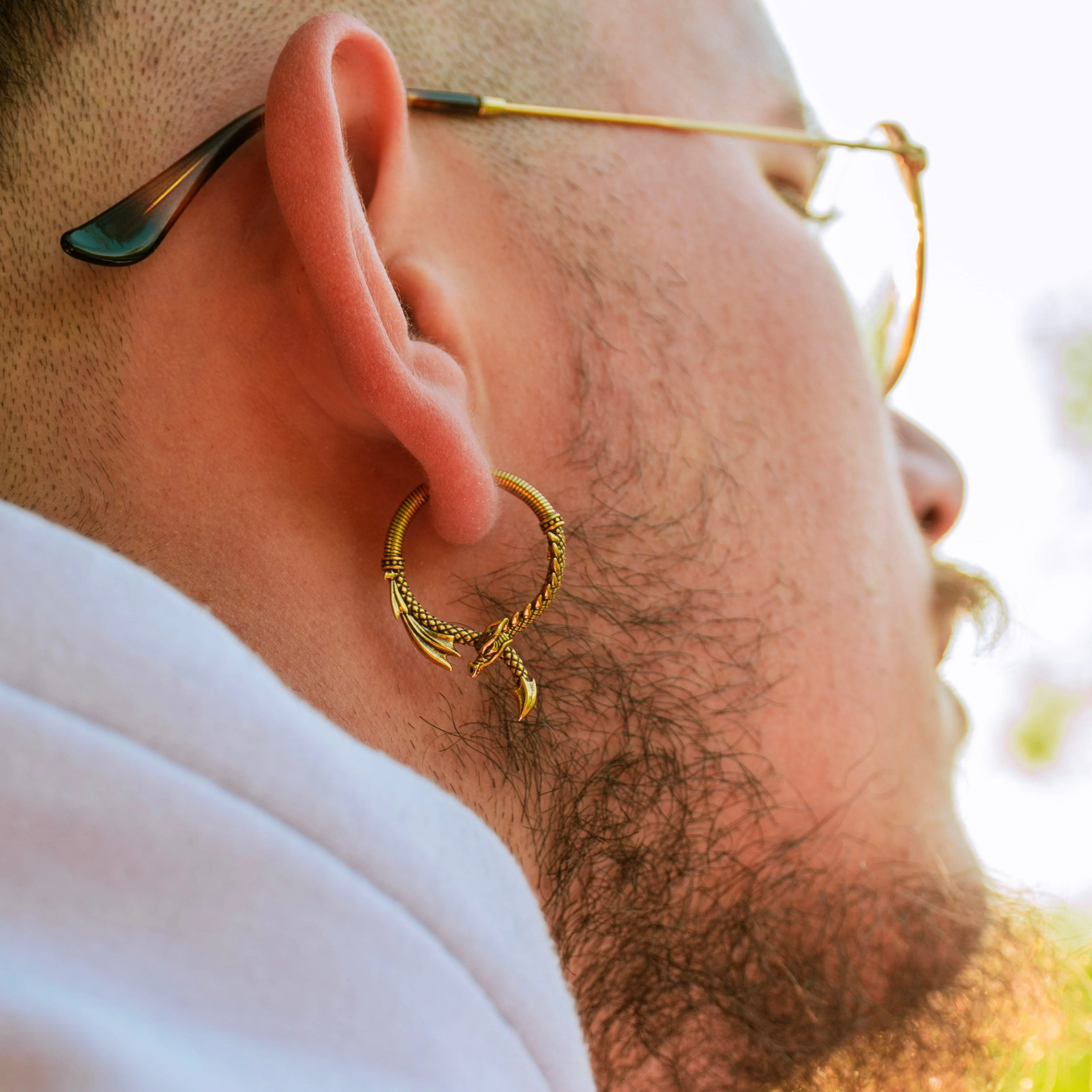 OUROBOROS DRAGON EARRINGS - Image 3