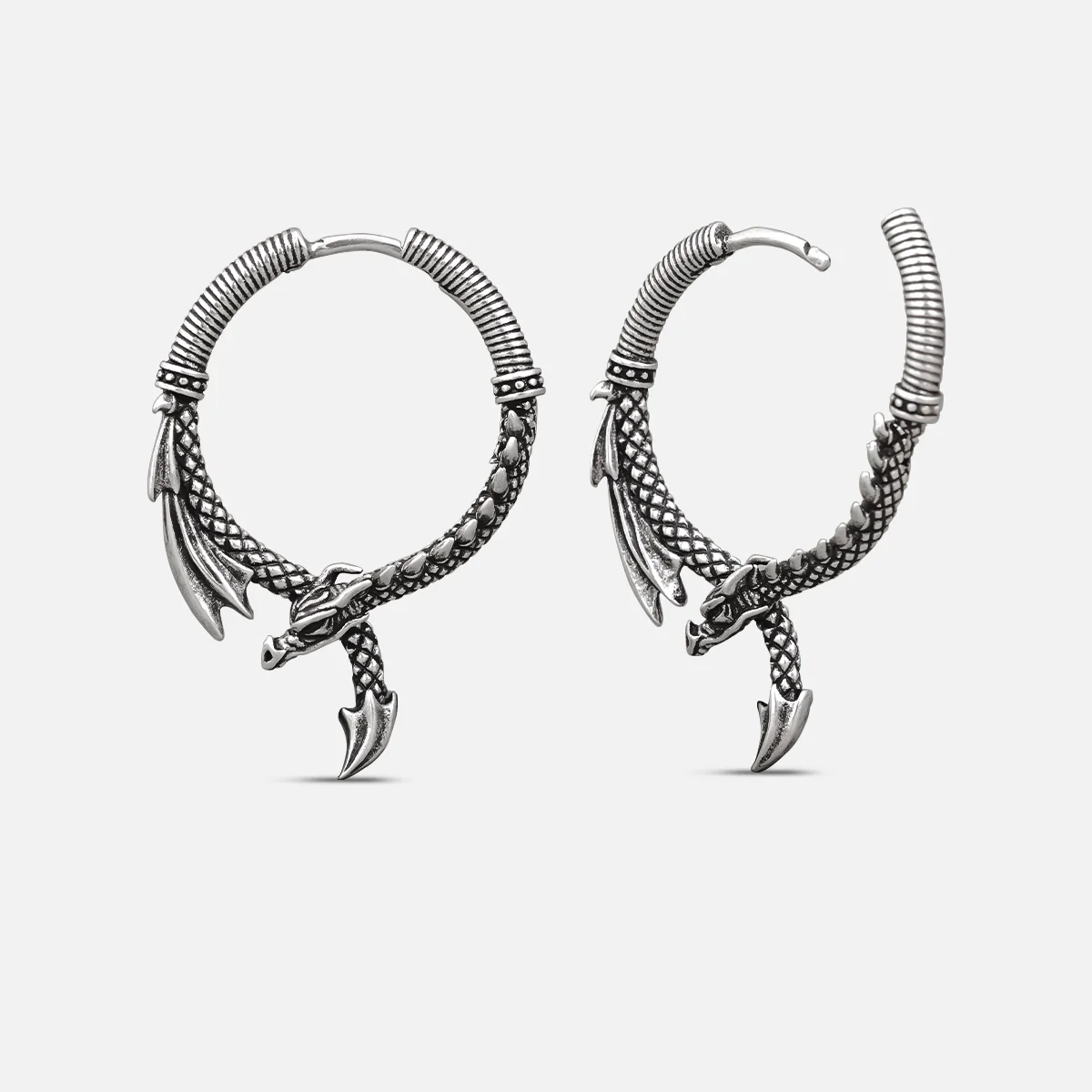 OUROBOROS DRAGON EARRINGS - Image 4