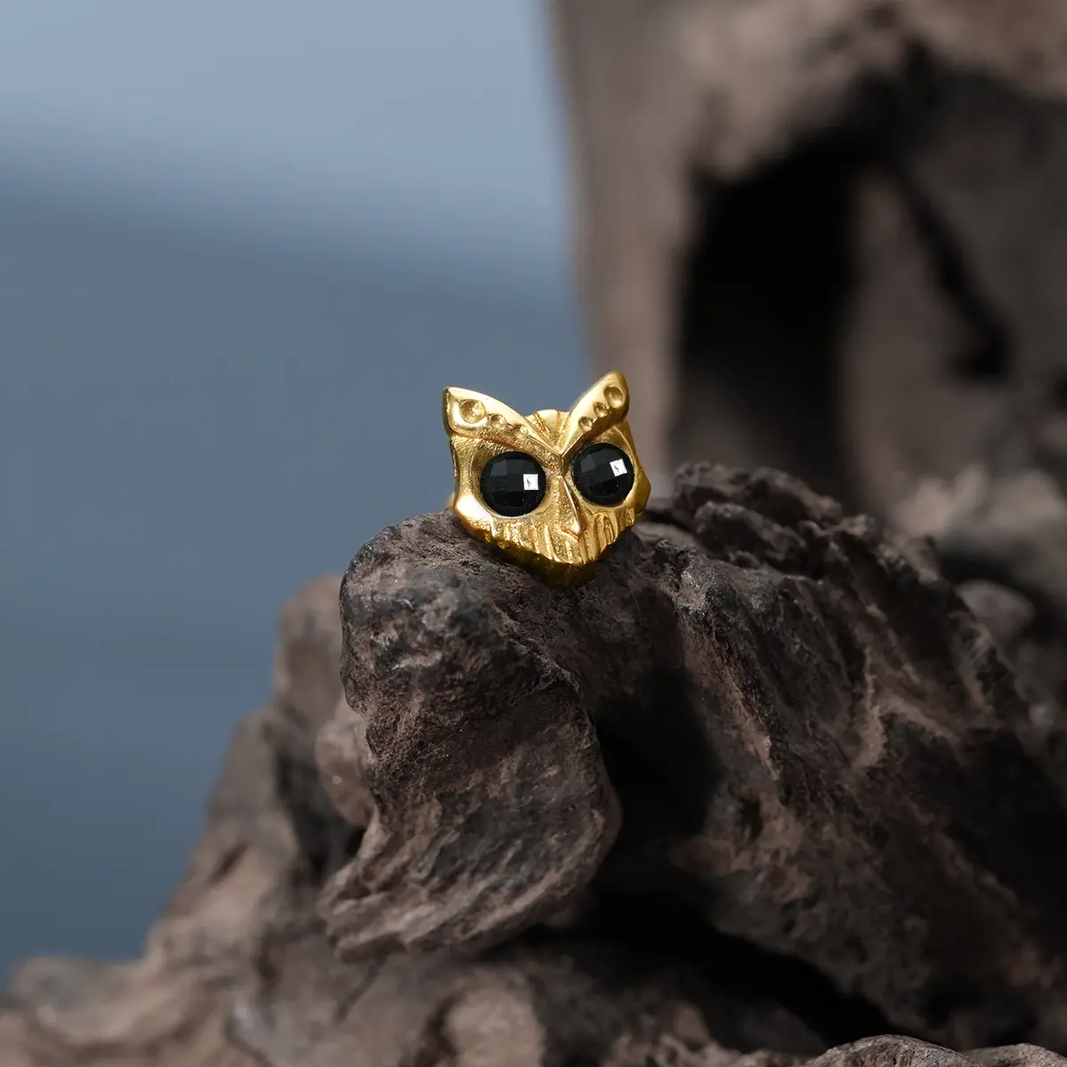 OWL SKULL EAR STUDS - Image 10