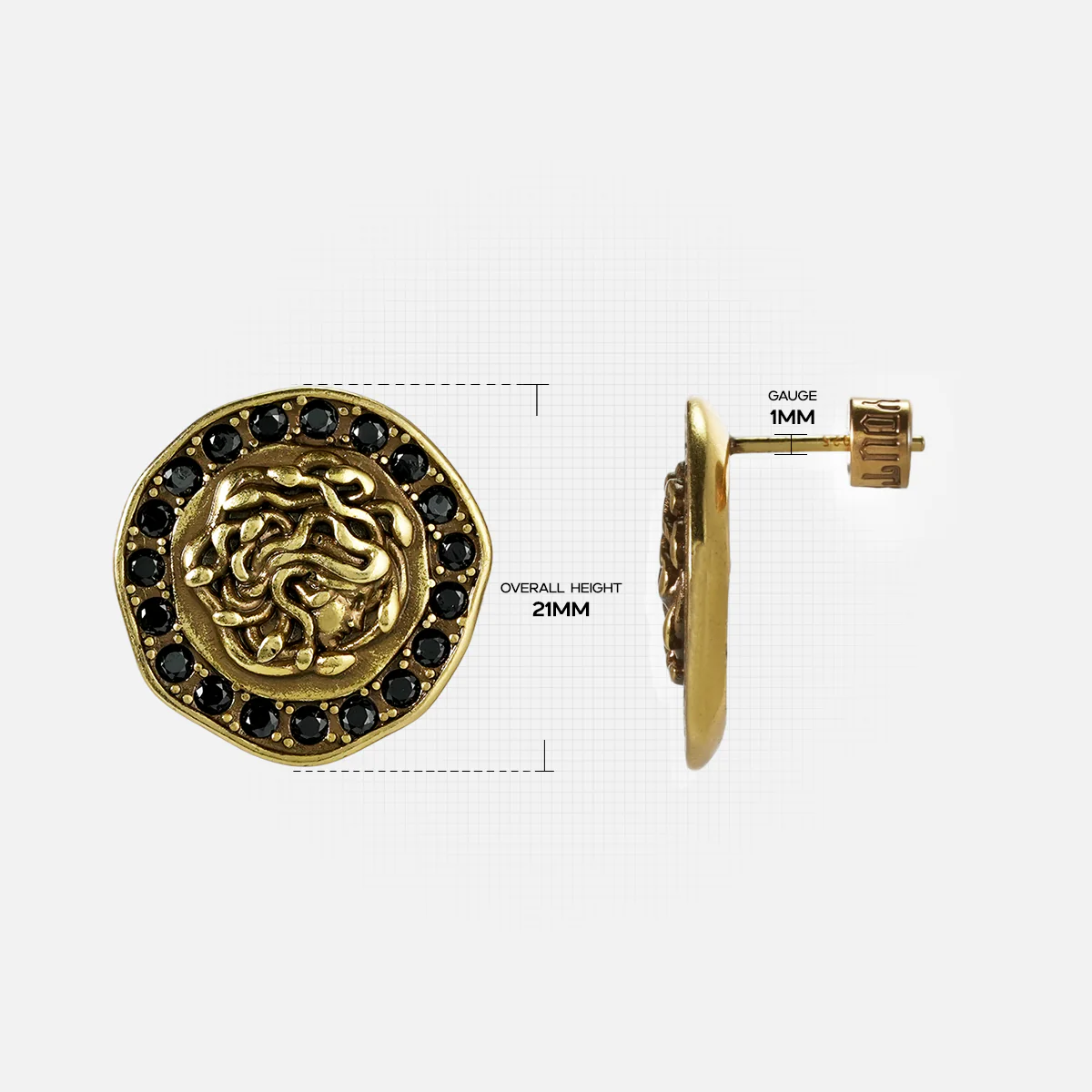 PETRIFIED NOCTURNE EAR STUDS - Image 9
