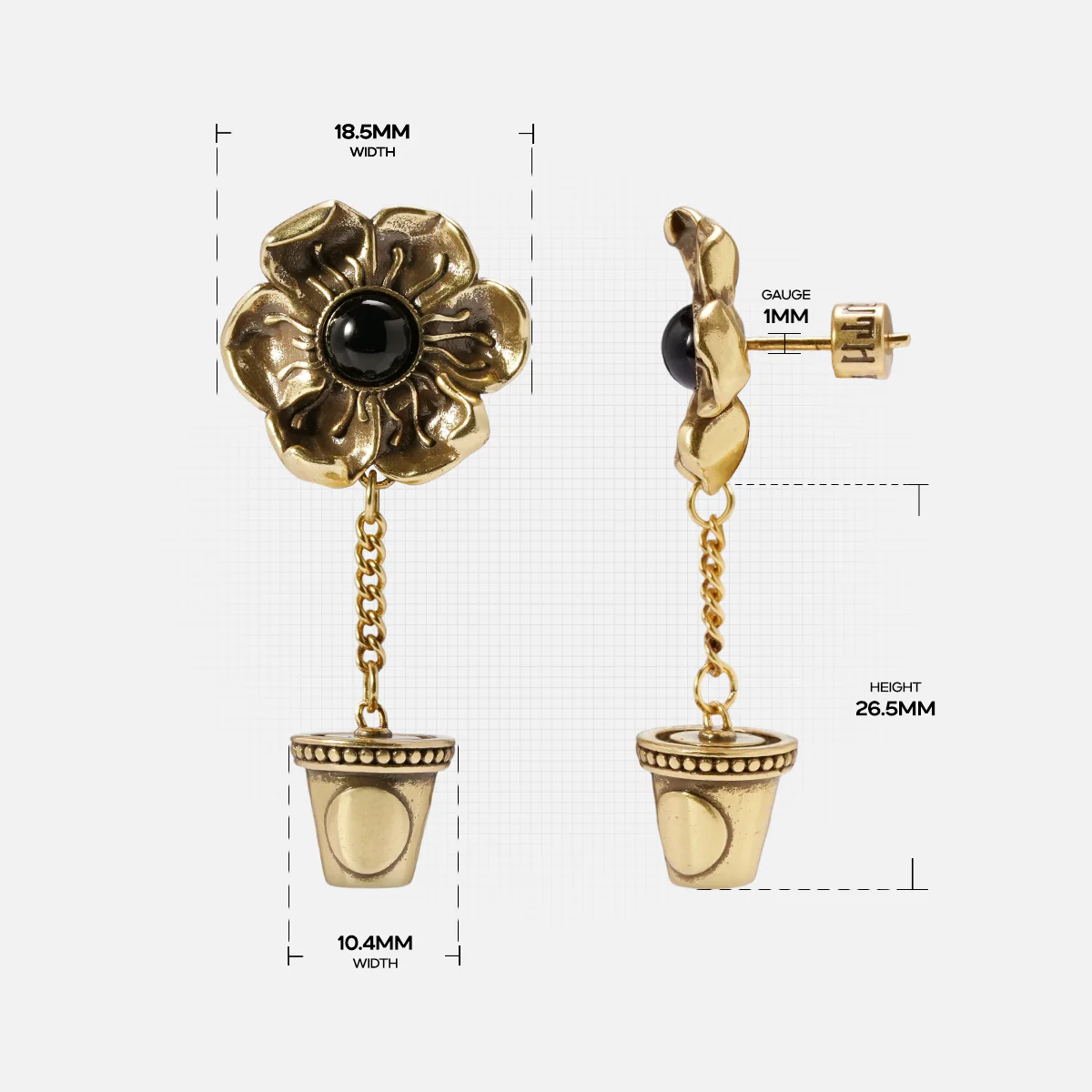 RELIC BLOOM EAR STUDS - Image 10